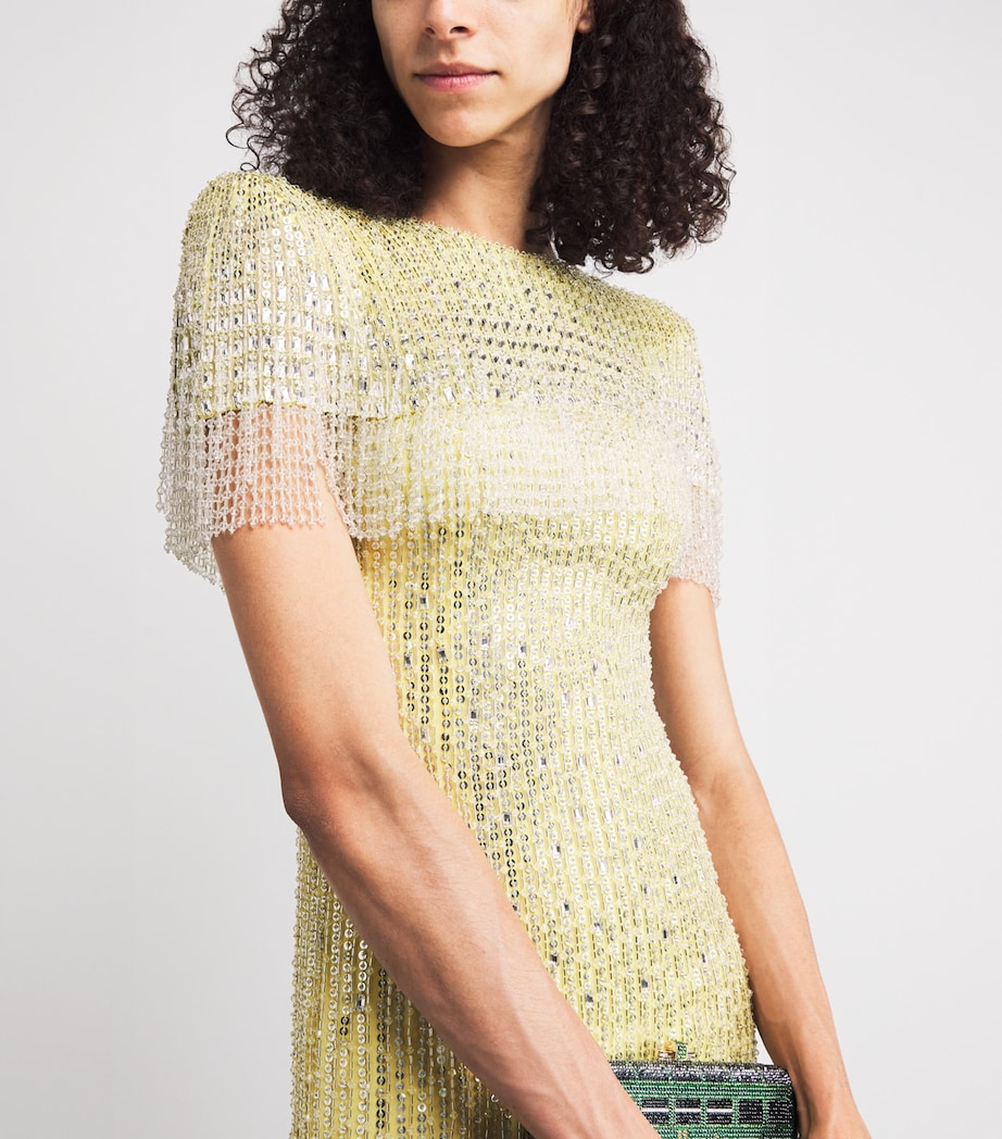 Sequin Swish Mini Dress MIMOSA 230 Image 4