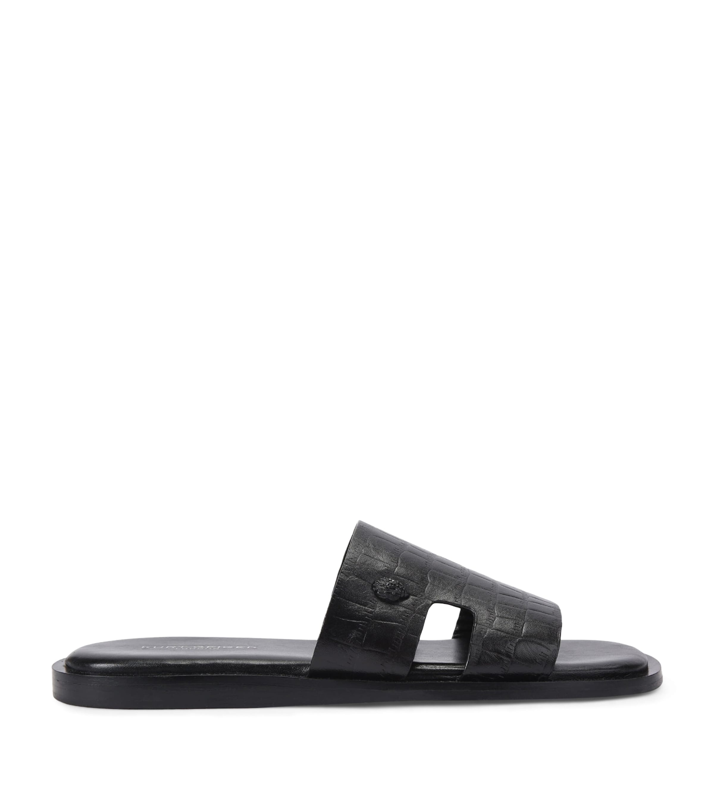 Kurt Geiger London Leather Bond Slides Blk/other Image 1