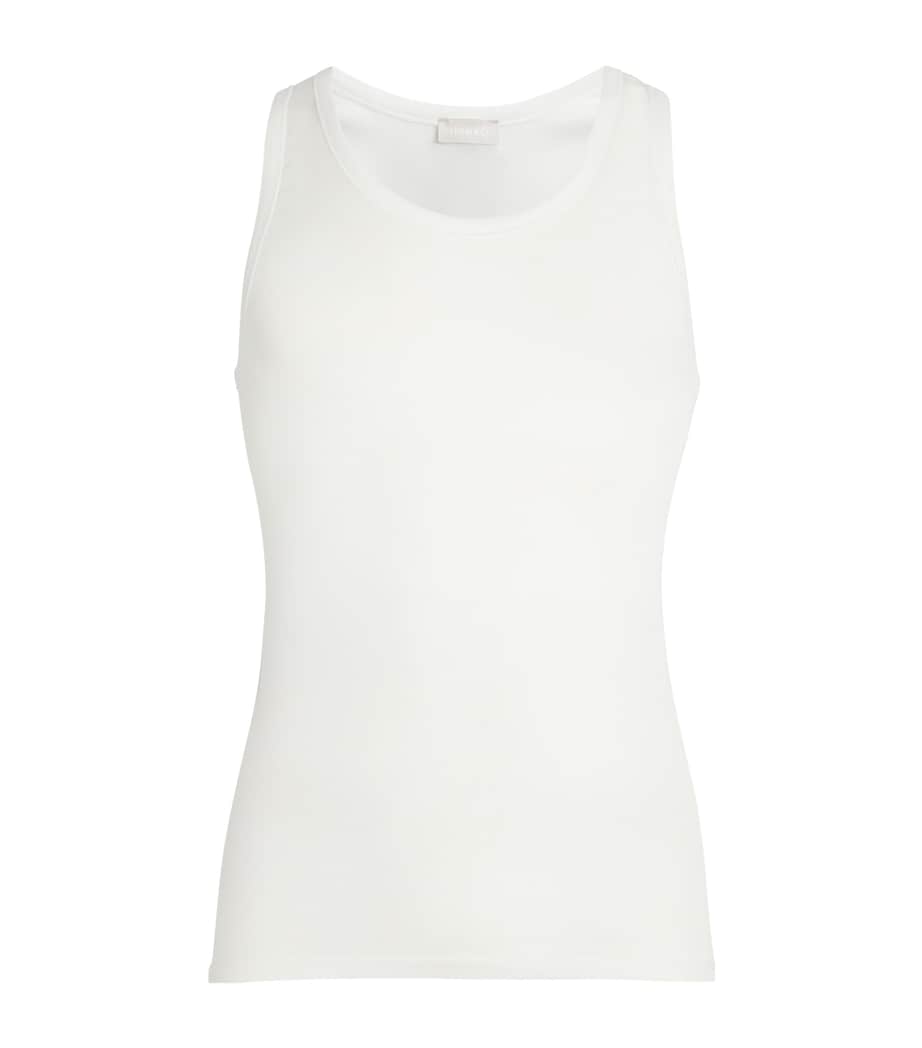 Cotton Pure Vest 0101/WHITE Image 1