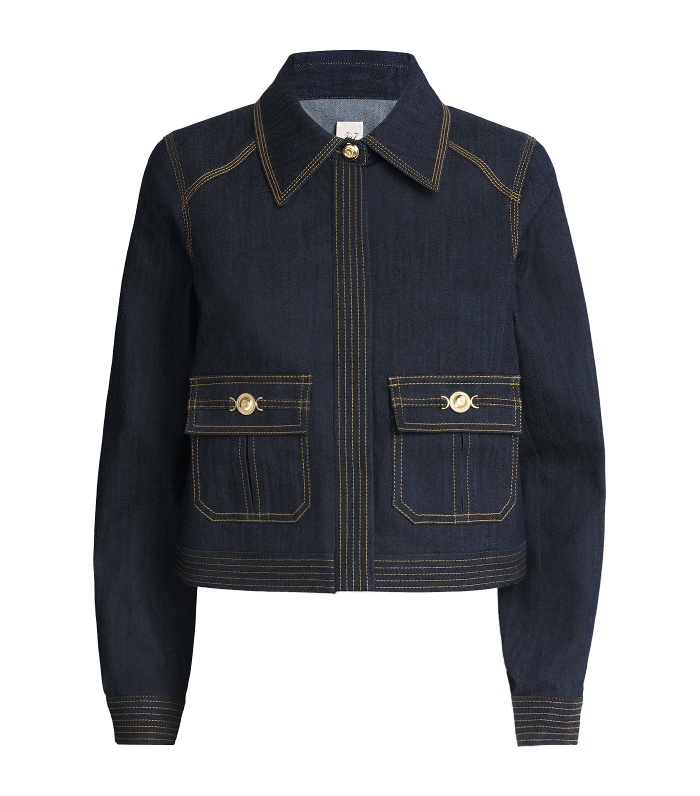 Cinq À Sept Lydie Denim Jacket In Blue