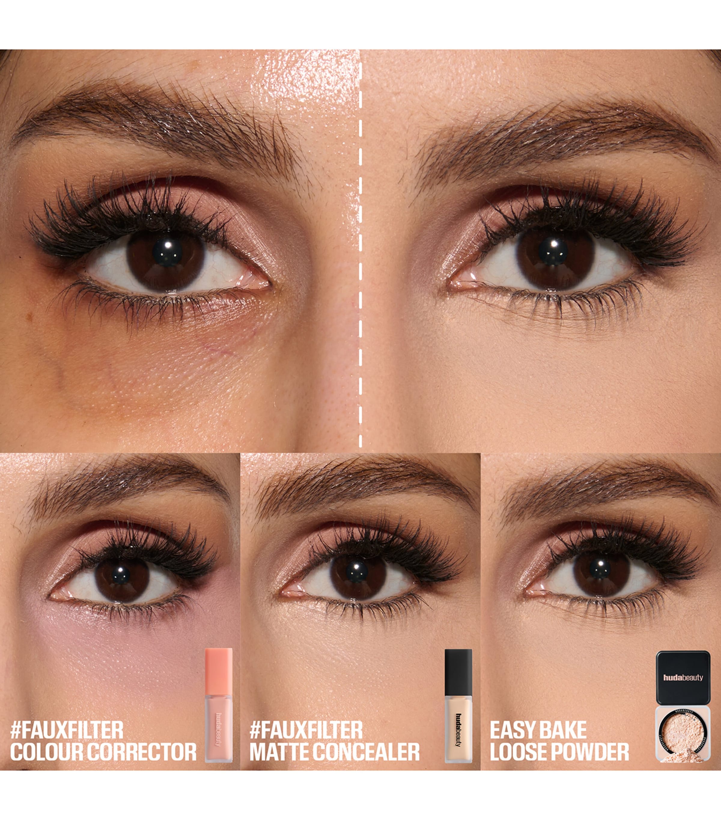Huda Beauty #FauxFilter Luminous Matte Liquid Concealer Chocolate Chip Image 5