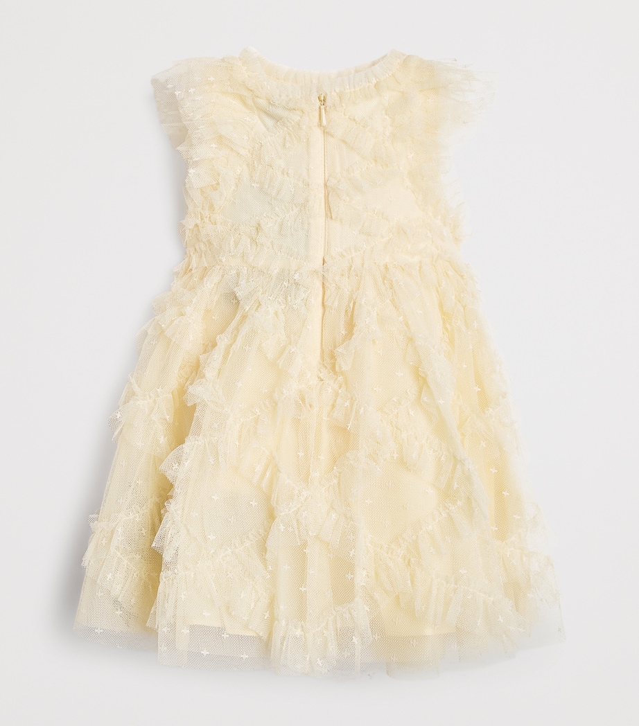 Tulle Layered Genevieve Dress (6-24 Months) LSTLEMON SORBET Image 2