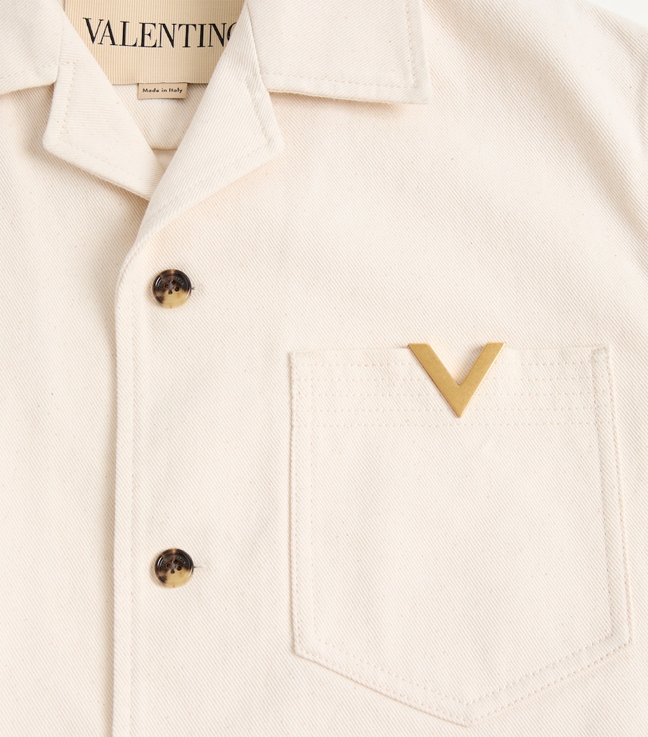 Denim V-Logo Shirt A03 Image 8