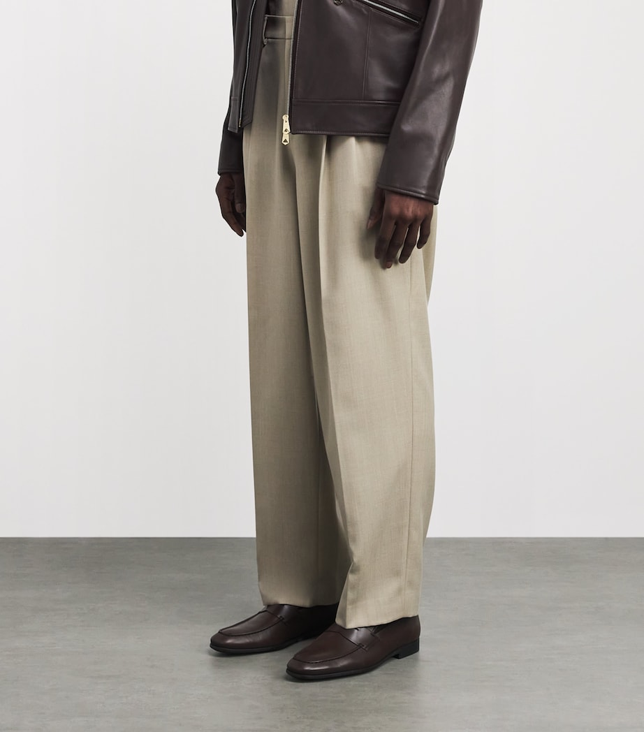 Tod's Leather Gomma Leggero Loafers Dark Brown Image 4