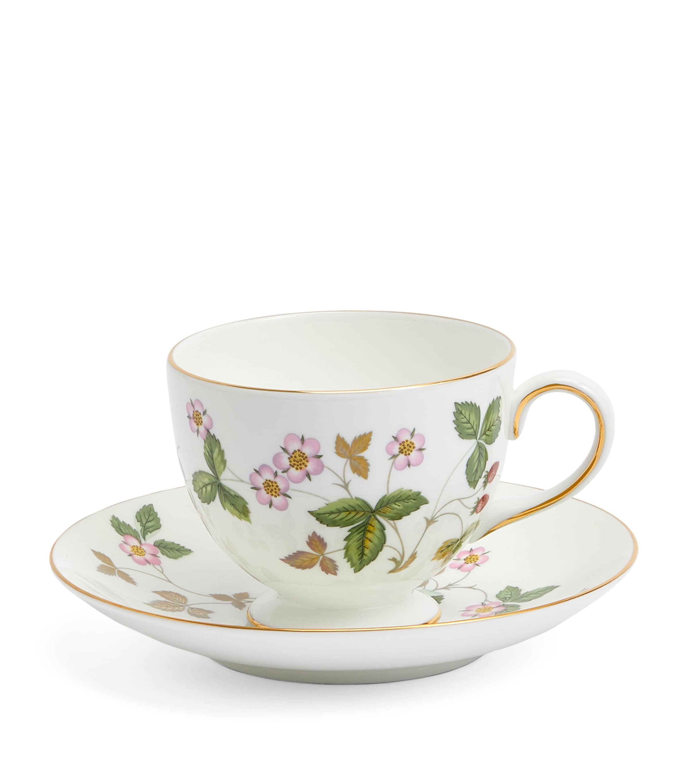 Wedgwood Wild Strawberry Teacup and Saucer | Dining | Tableware | Tea Cups & Saucers | Designers | Wedgwood