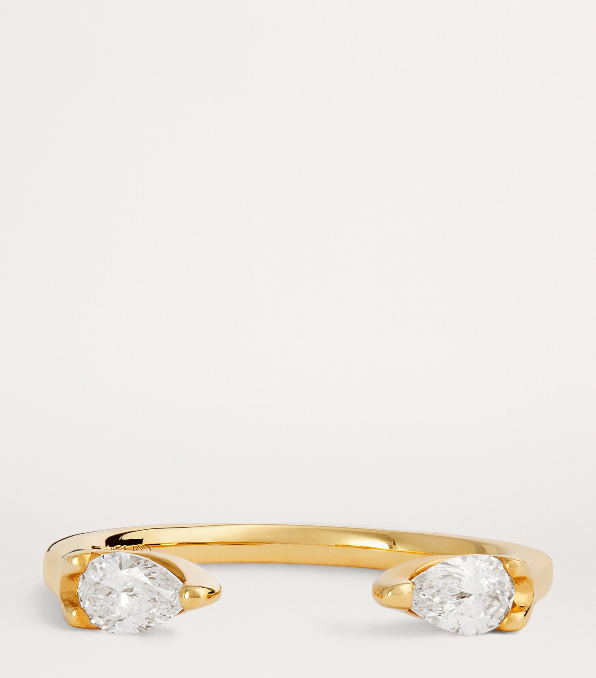 Anita Ko Yellow Gold and Diamond Orbit Ring Yellow Gold Image 4