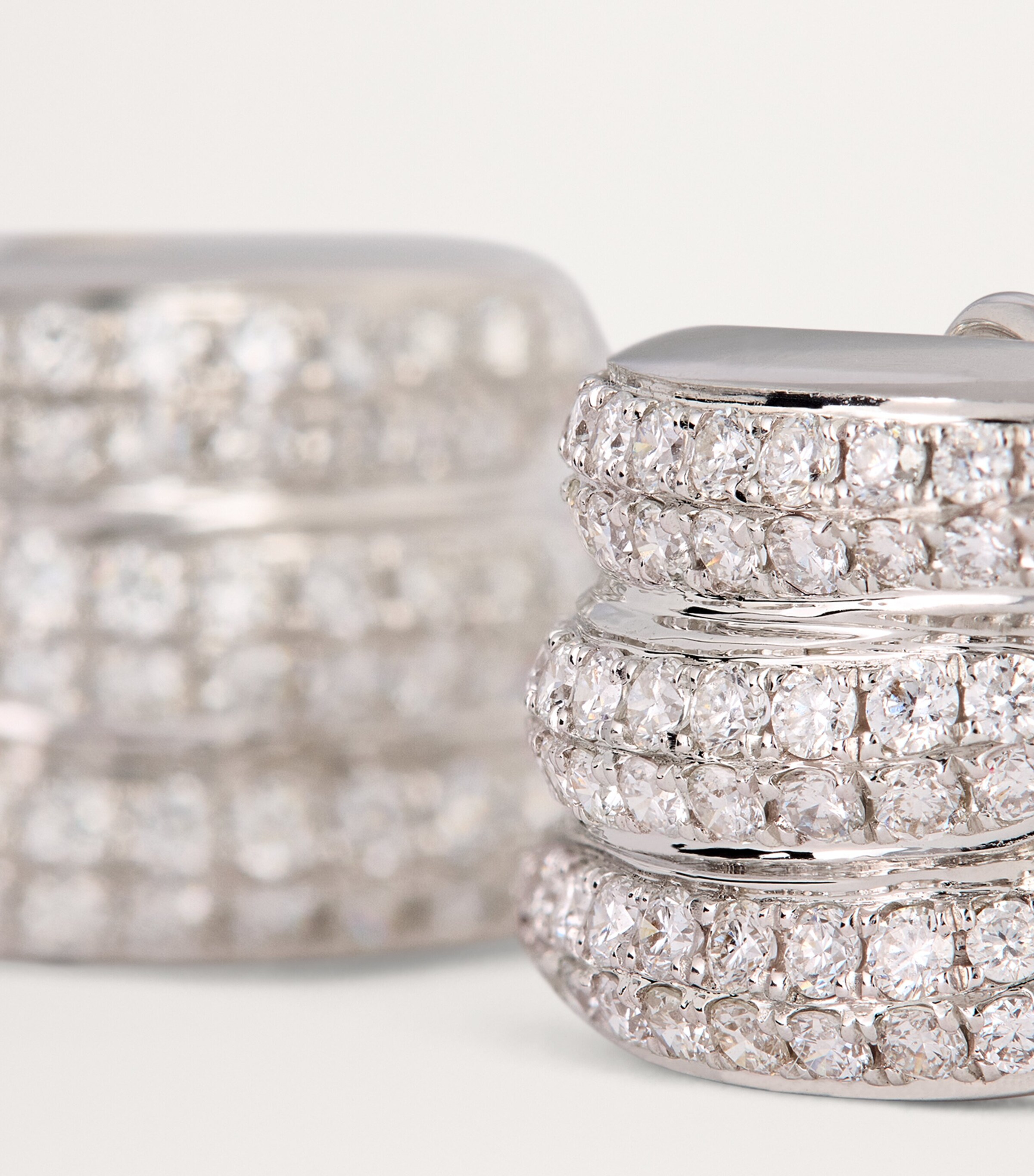 Anita Ko White Gold and Diamond Claire Earrings White Gold Image 5