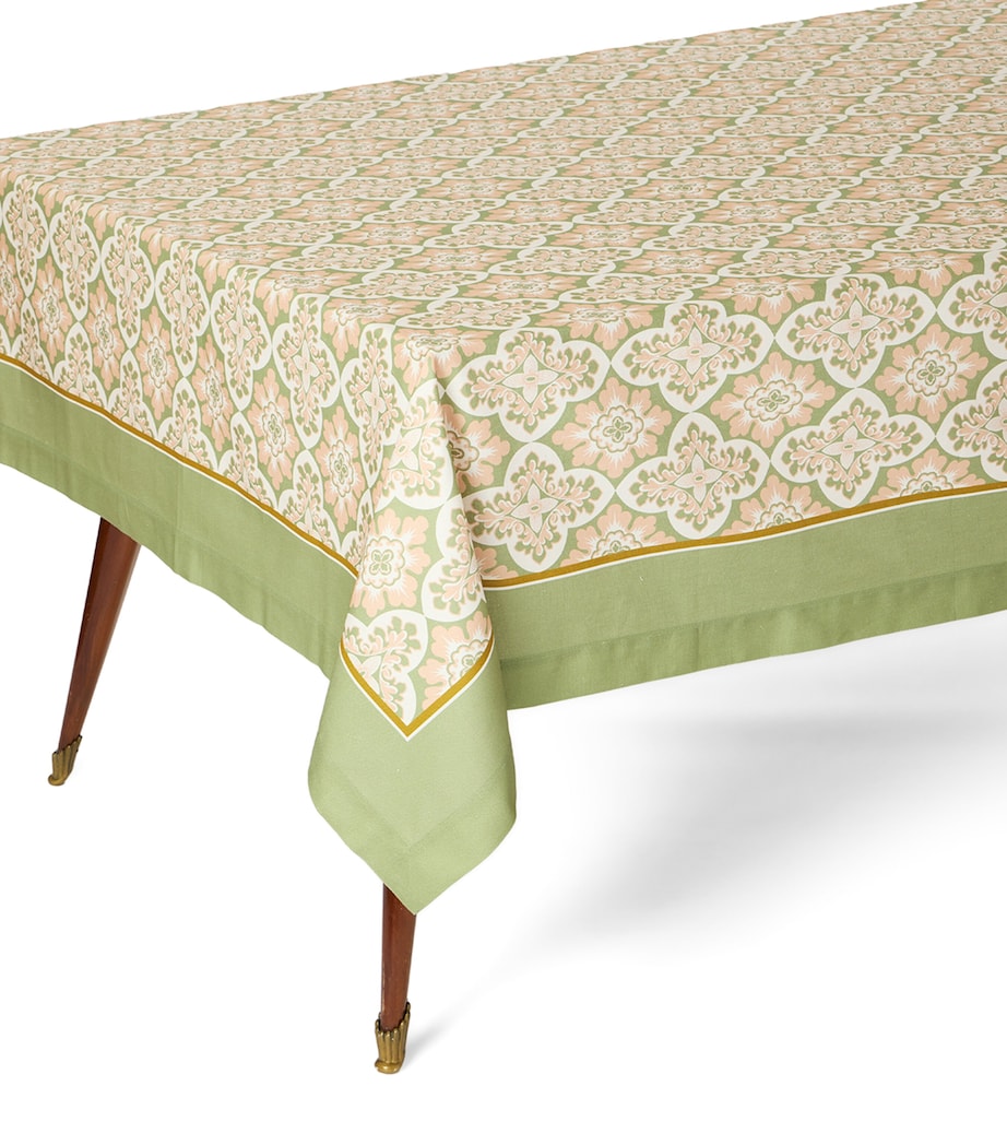 Cotton Palazzo Tablecloth (170cm x 270cm) LIGHT PINK Image 4