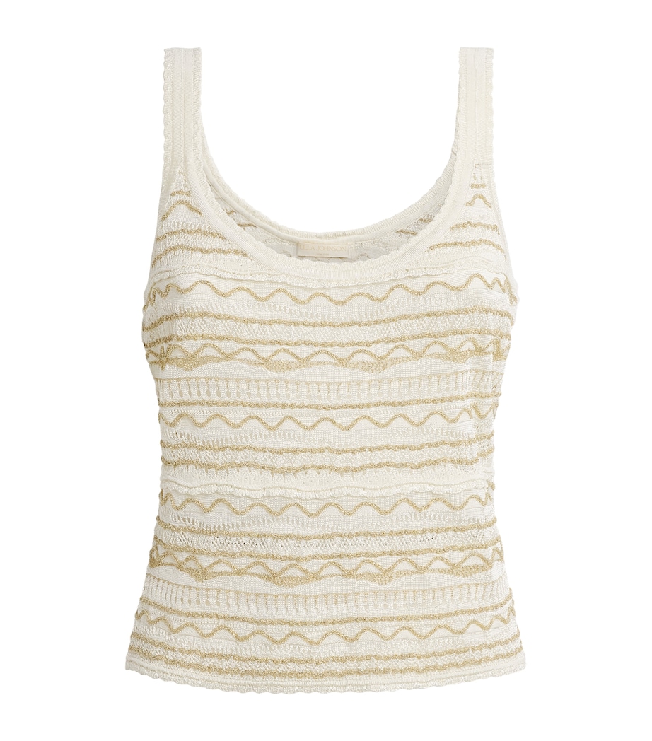 Ulla Johnson Womens Knitted Clotilde Tank Top Conch Image 1