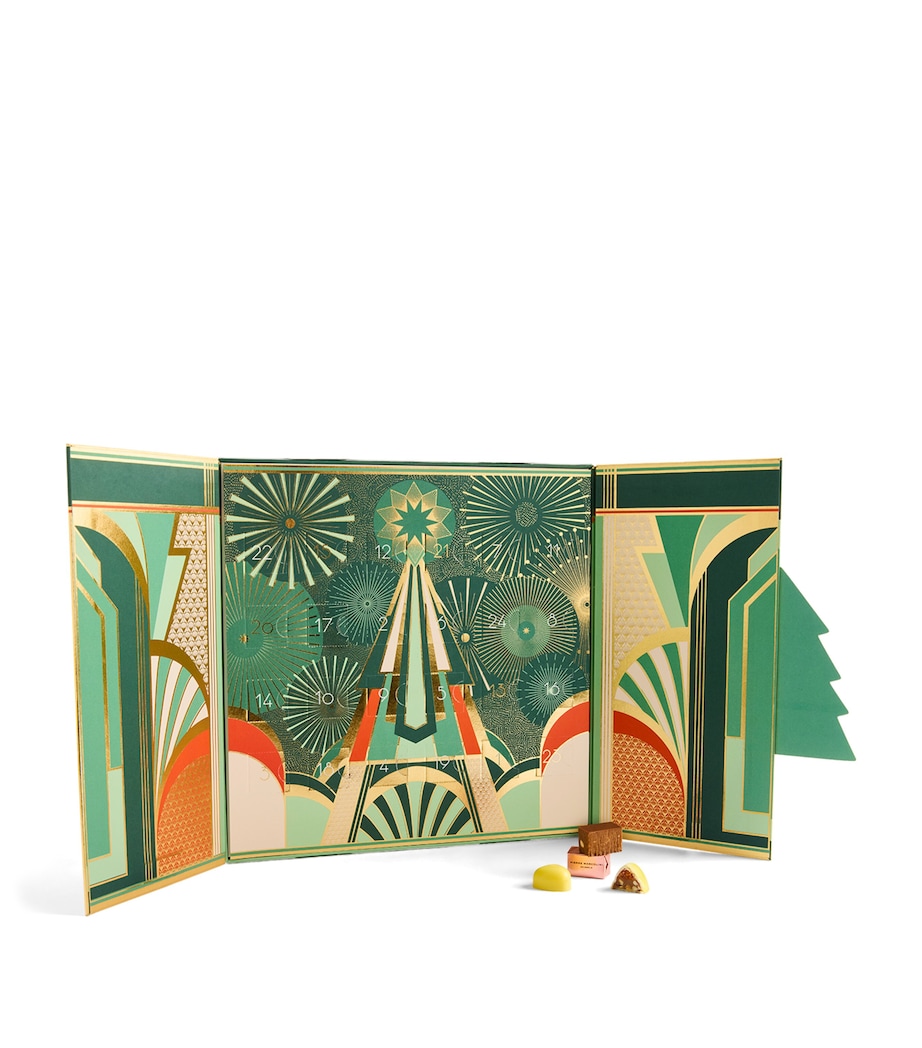 Art Deco Advent Calendar (179g) BLACK Image 3