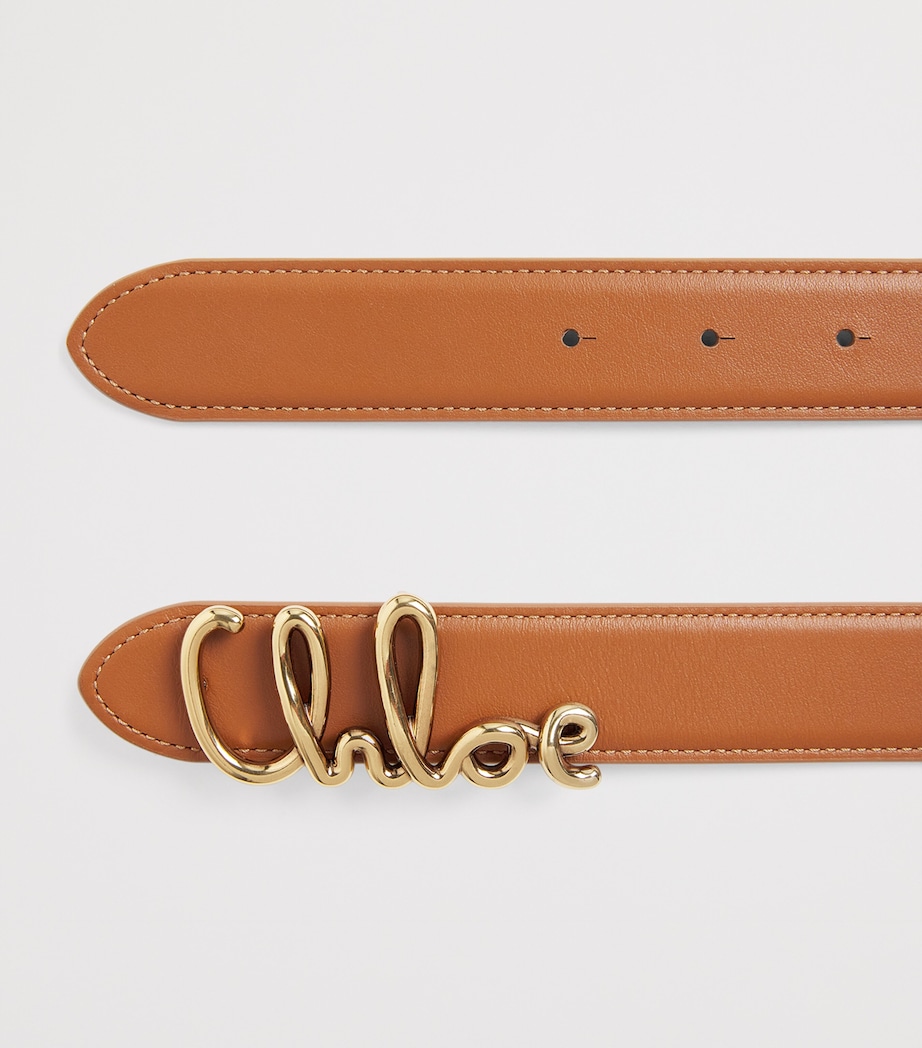 Calfskin Iconic Belt CRAFTY BROWN Image 4