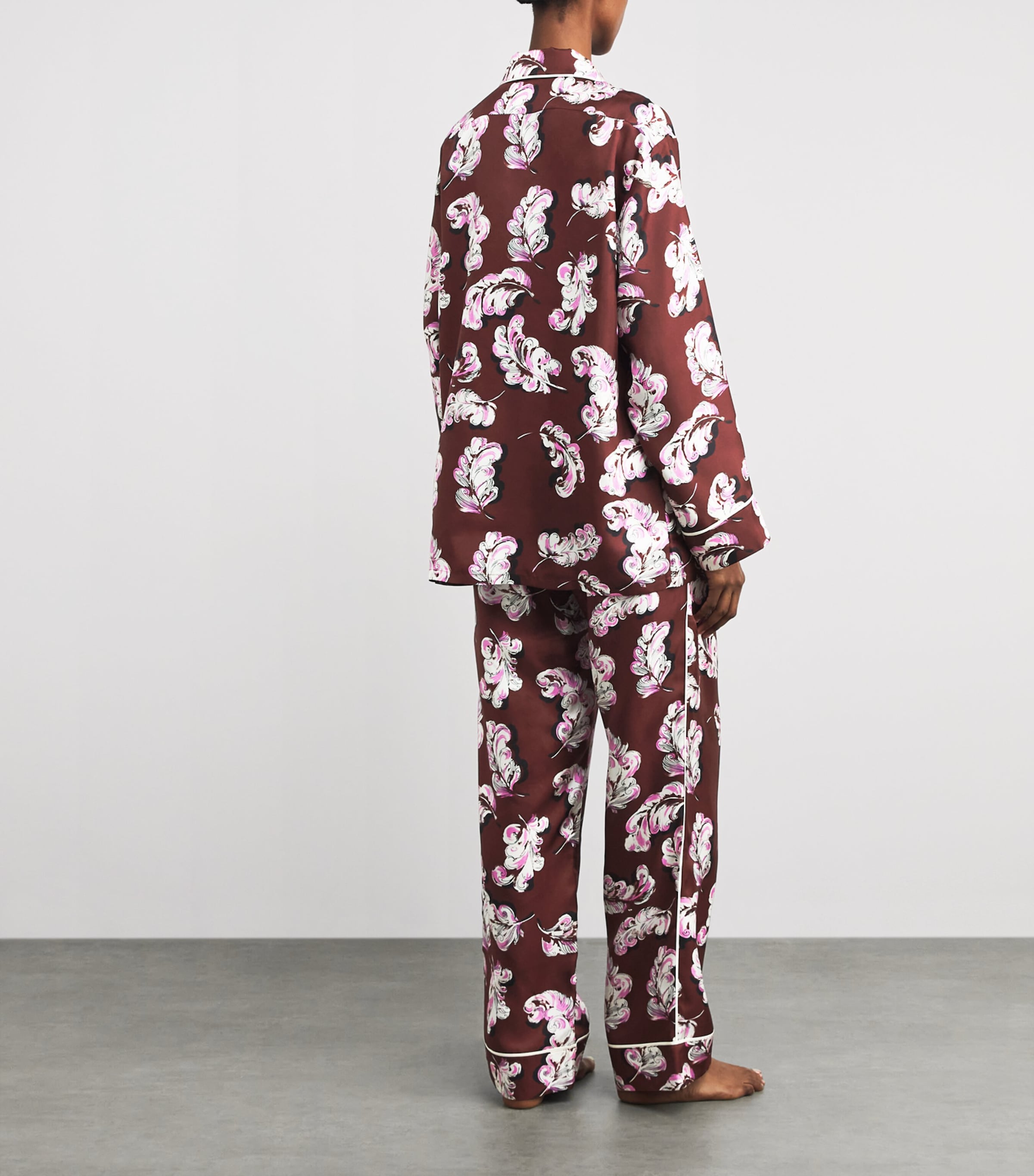 Silk Plume Yves Pyjama Set BOUDOIR Image 3