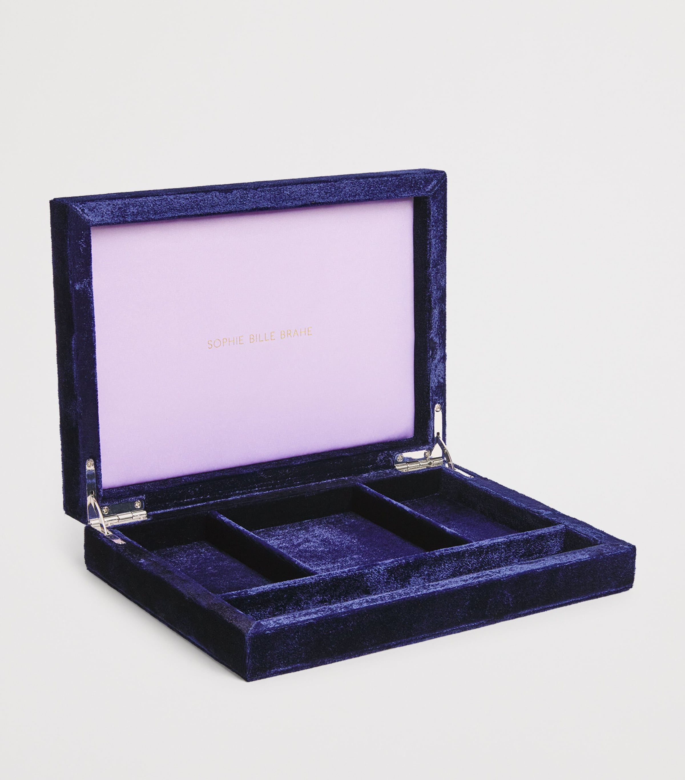 Silk Velvet Tresor Jewellery Box NO COLOUR Image 2