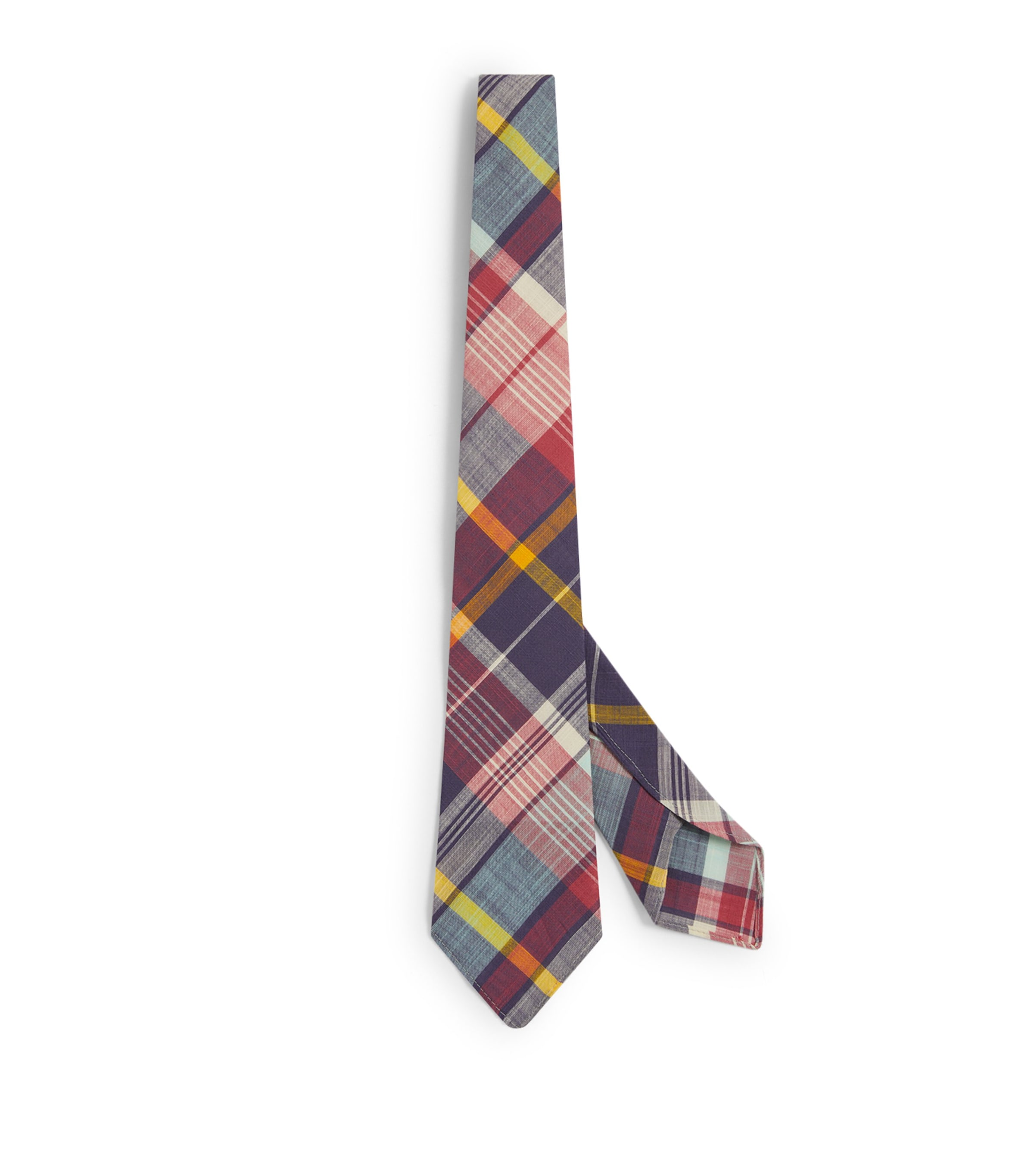 POLO RALPH LAUREN COTTON PLAID TIE 