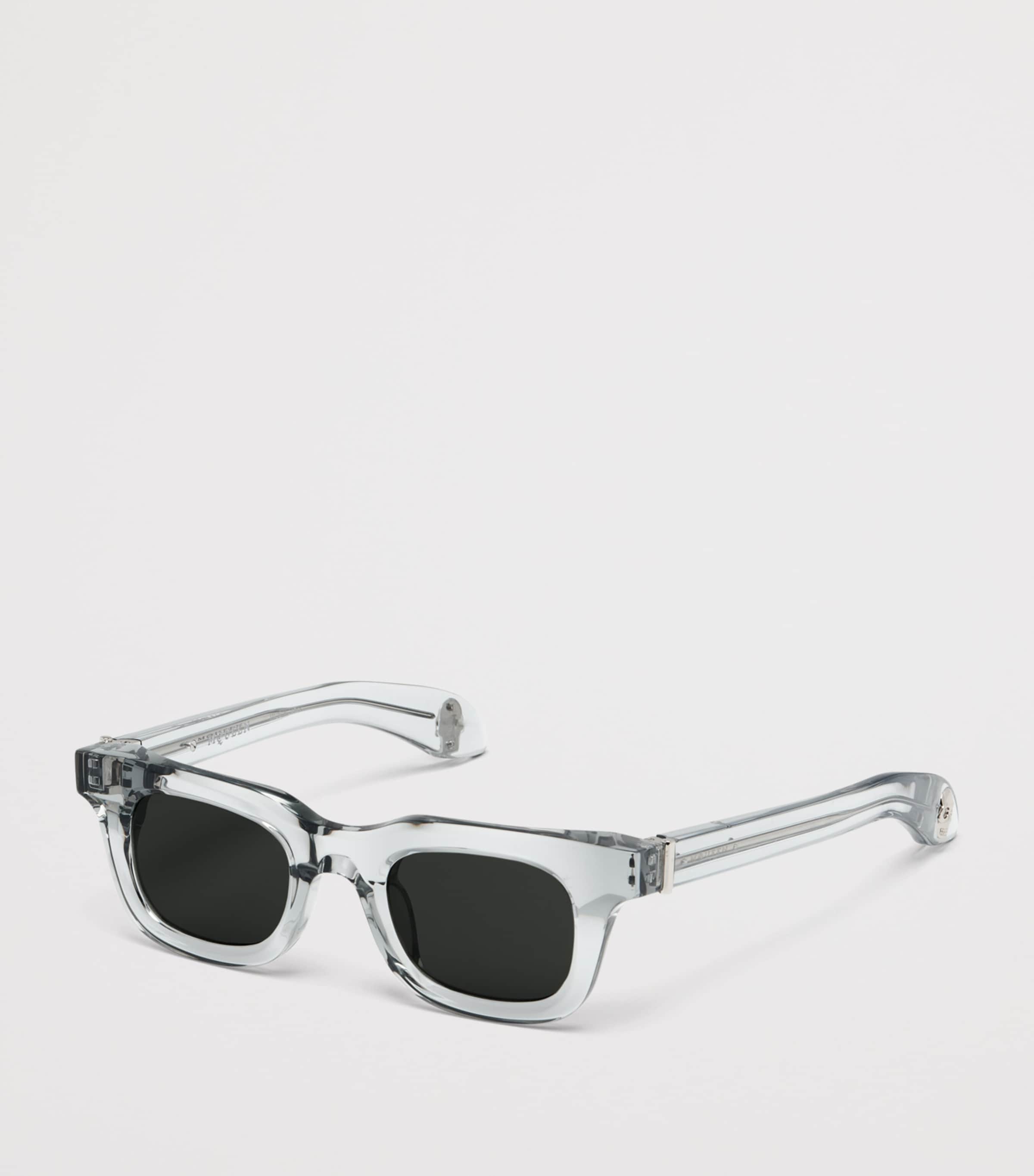 McQueen Skull-Detail Square Sunglasses Image 3