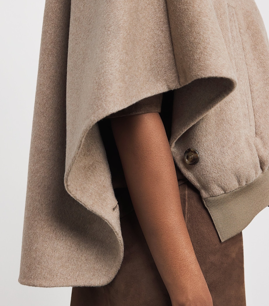 Cashmere Cape BEIGE Image 6