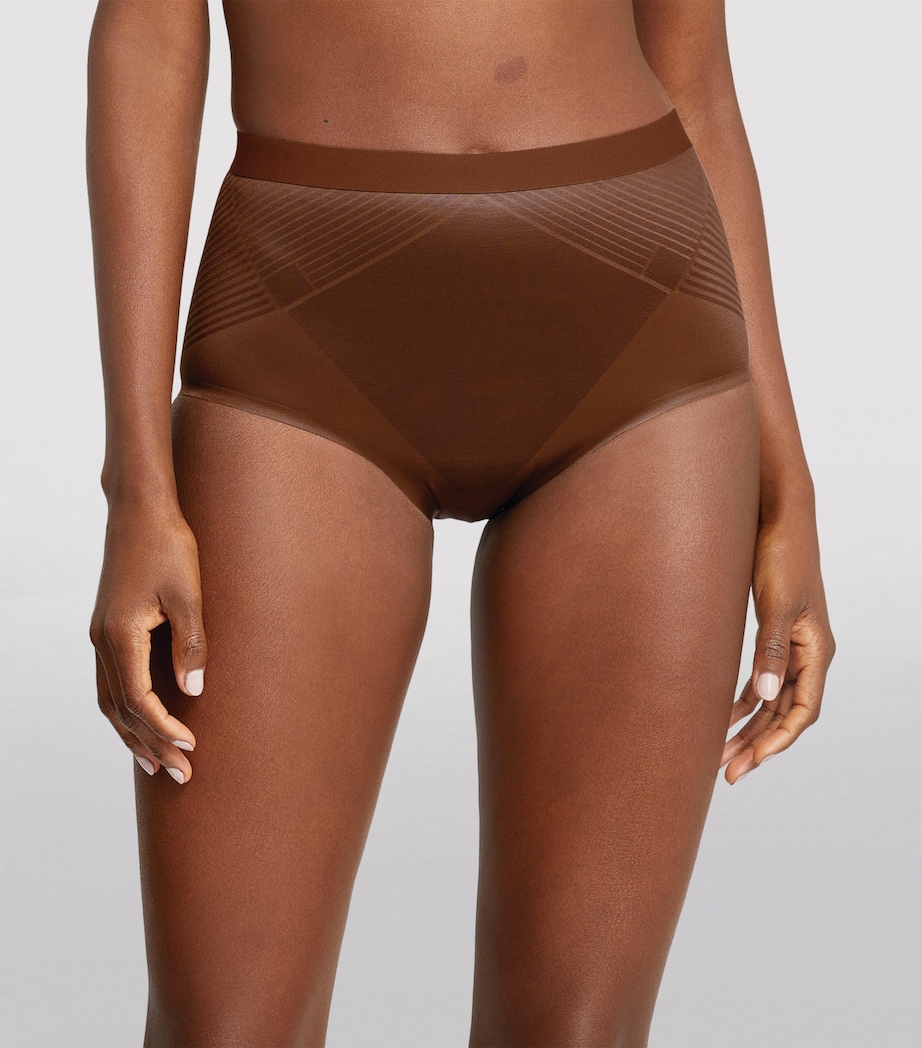 SPANXshape Invisible Briefs CHESTNUT BROWN Image 2