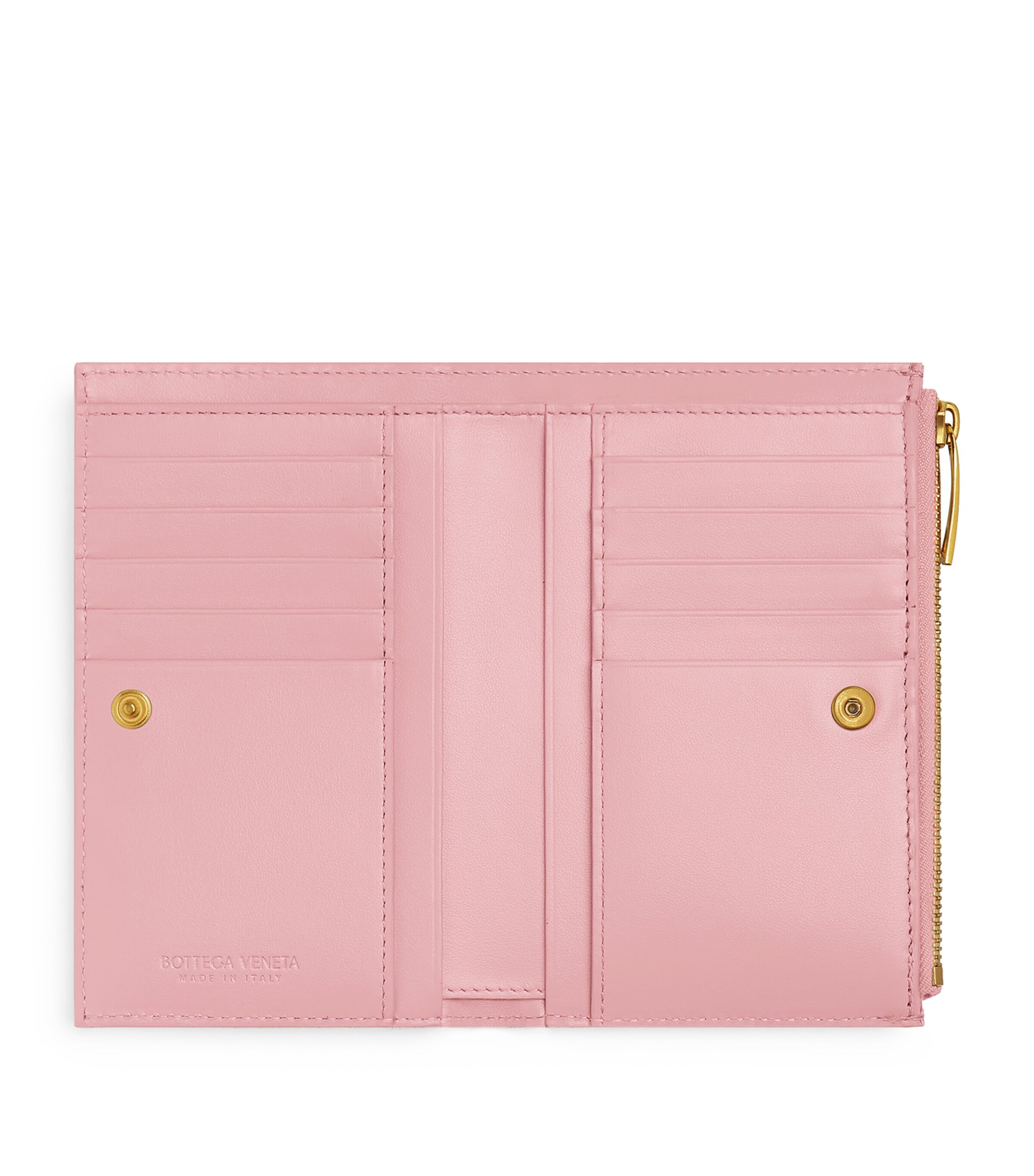 Bottega Veneta Leather Intrecciato Card Holder Image 2