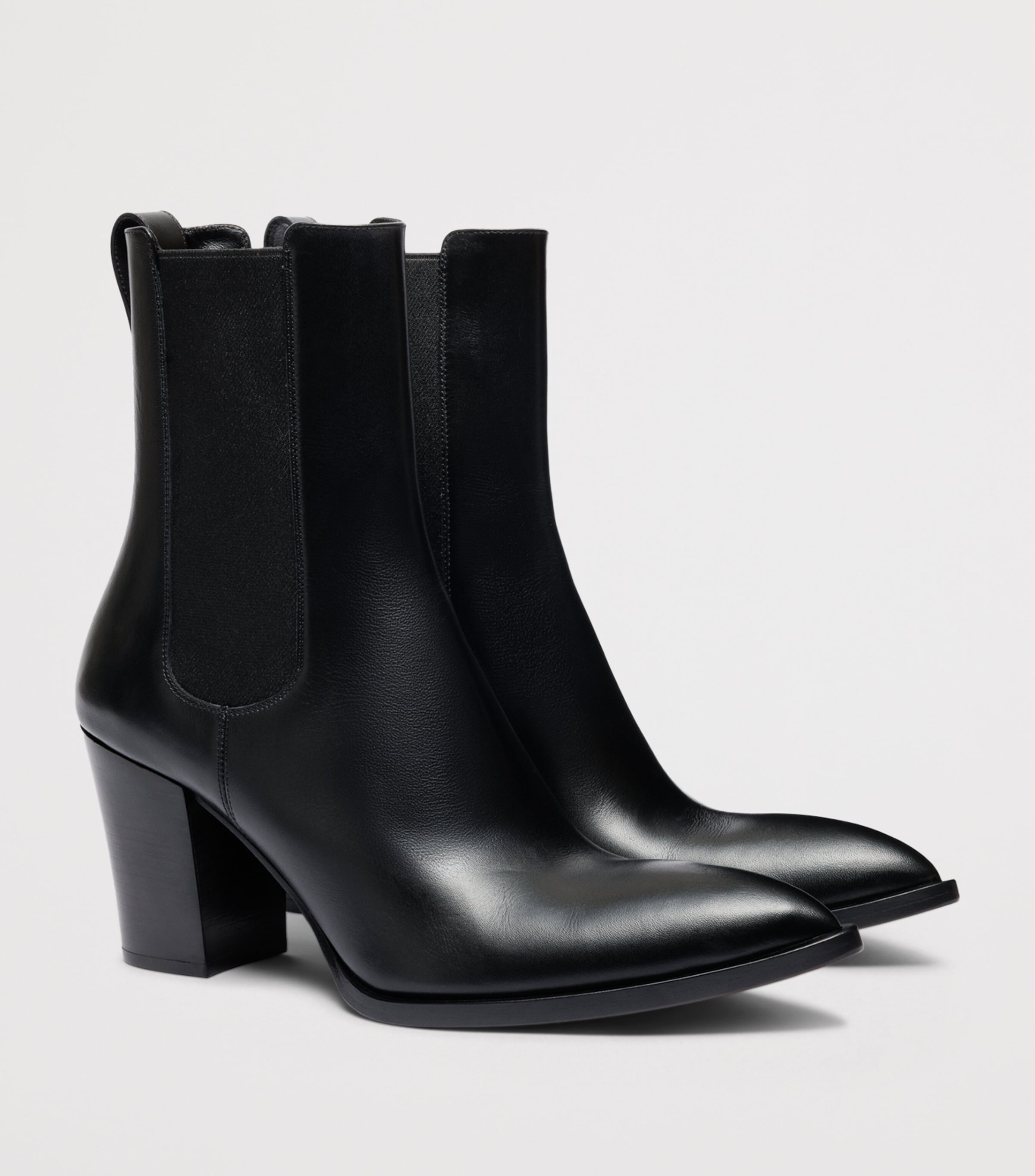 TOM FORD Leather Dagger Ankle Boots 80 Naa Image 3