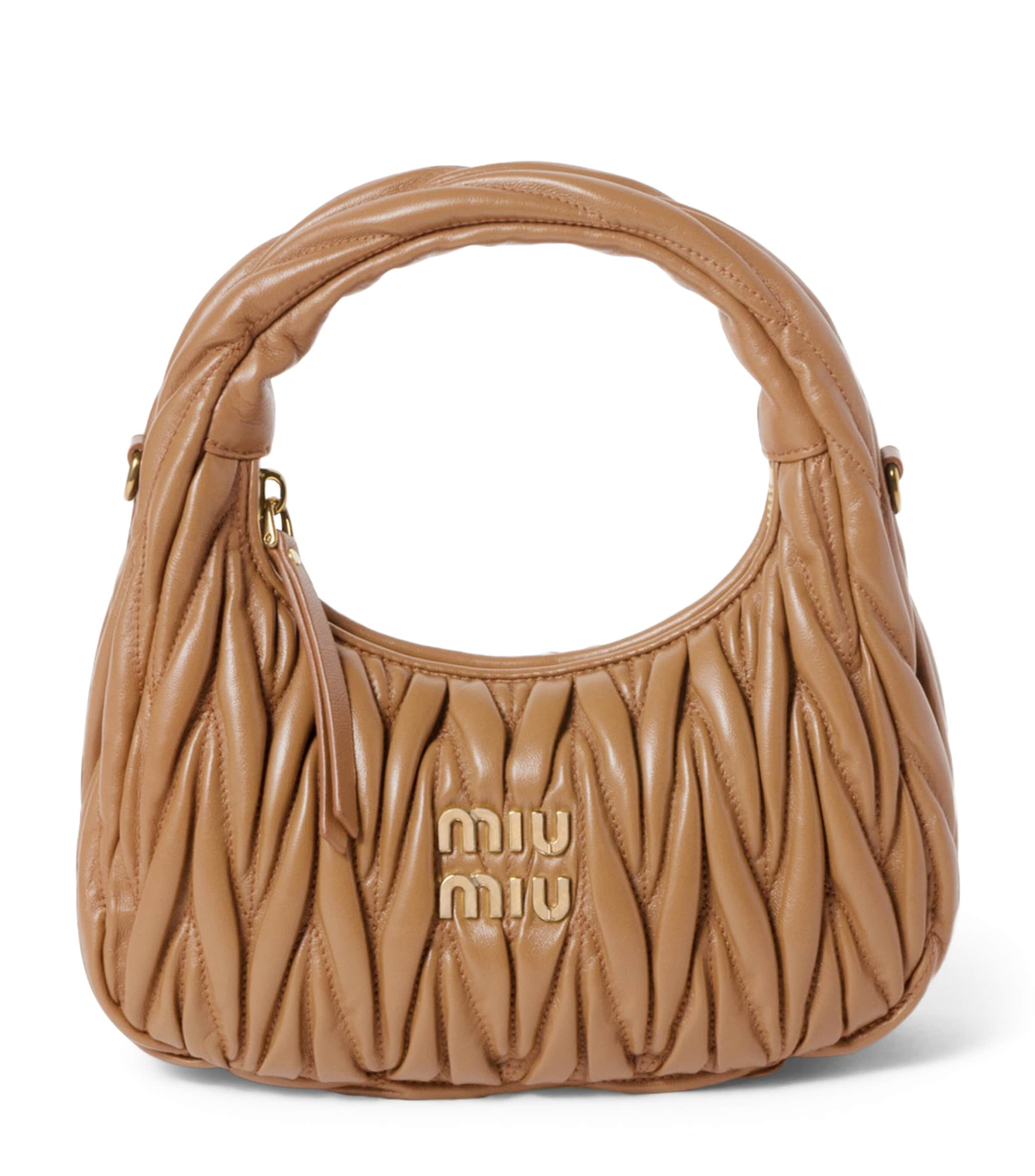 Matelassé Leather Wander Top-Handle Bag F098L Image 1