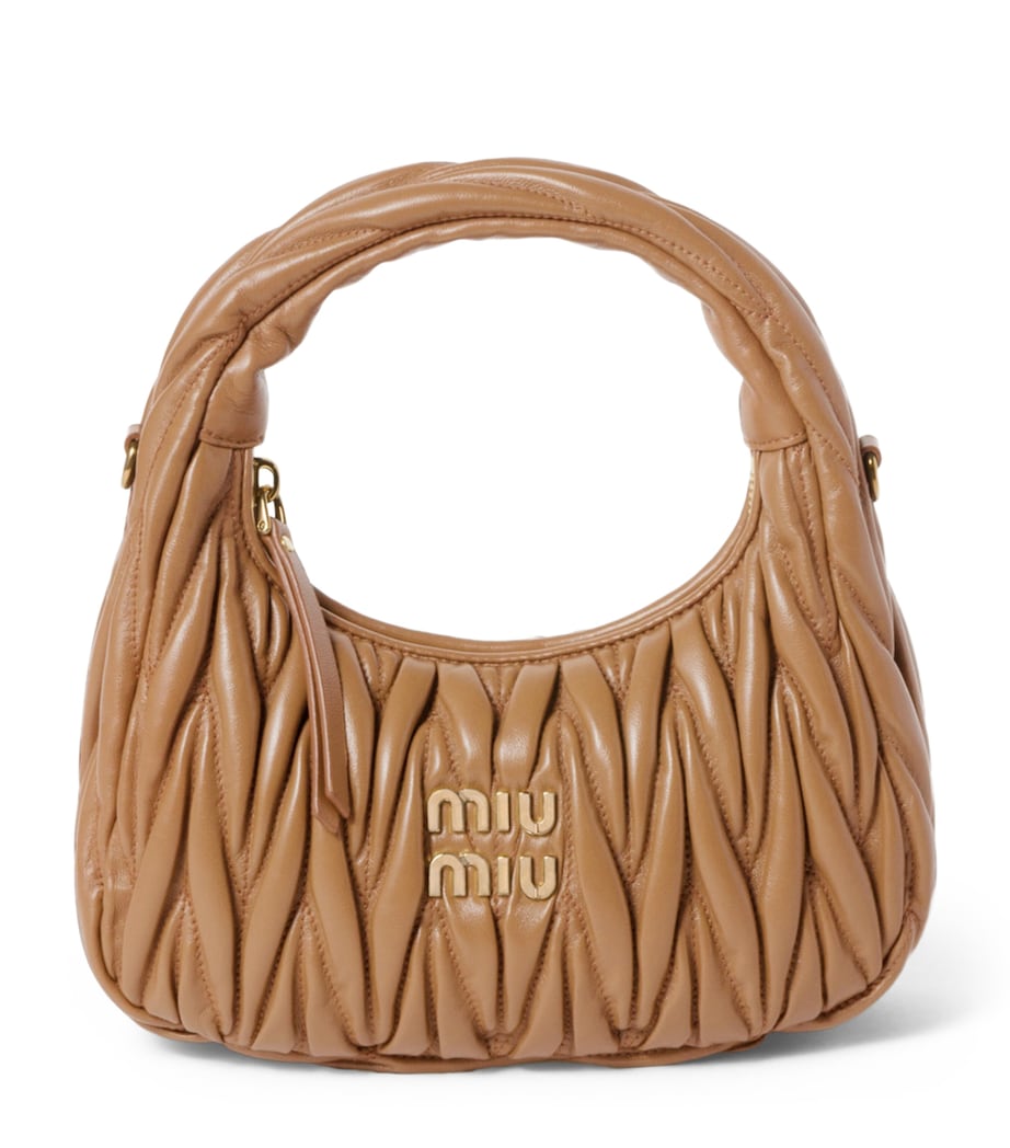 Matelassé Leather Wander Top-Handle Bag F098L Image 1