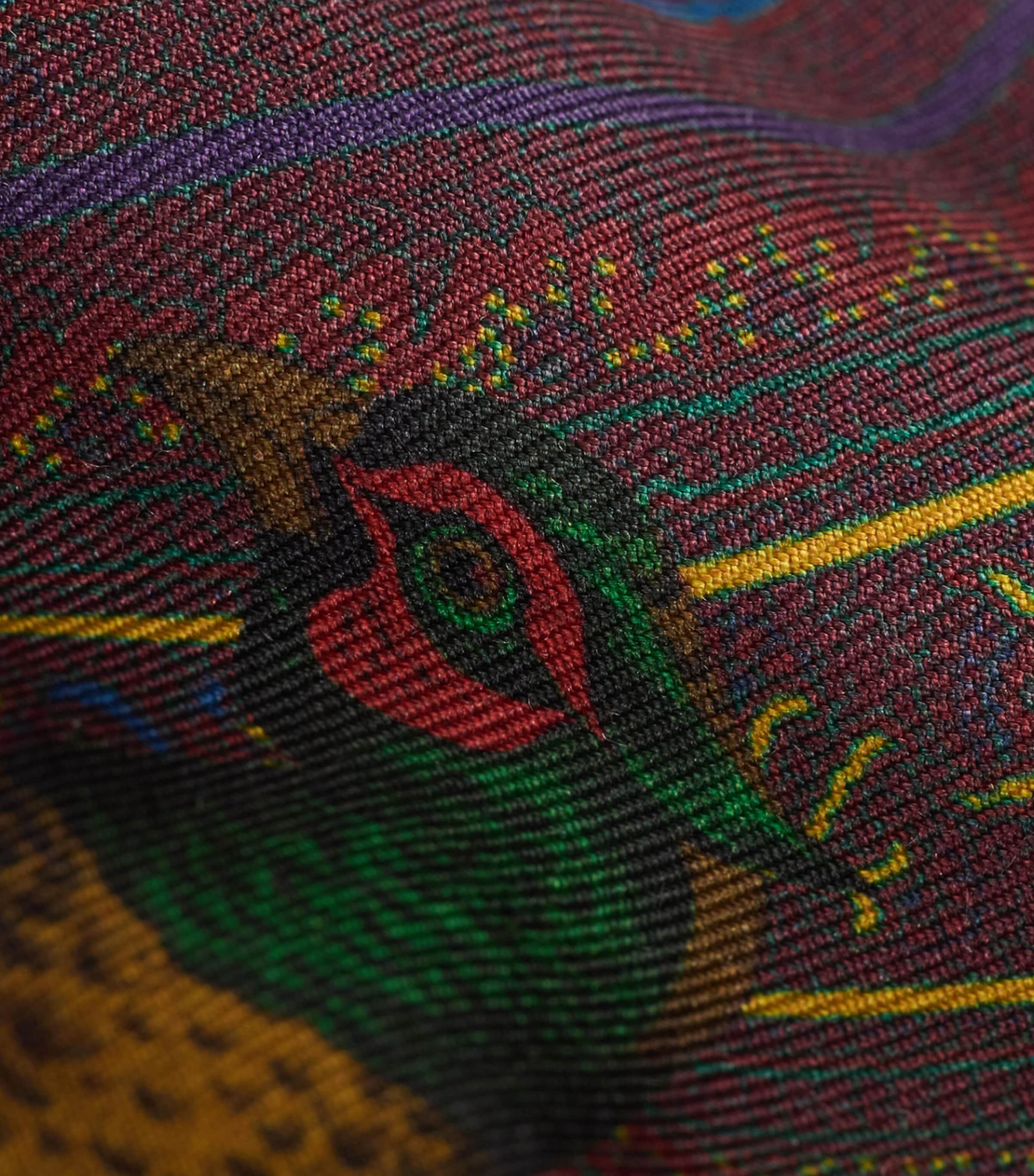 Ralph Lauren Collection Printed Silk Tie Luggage Brown Multi Image 3