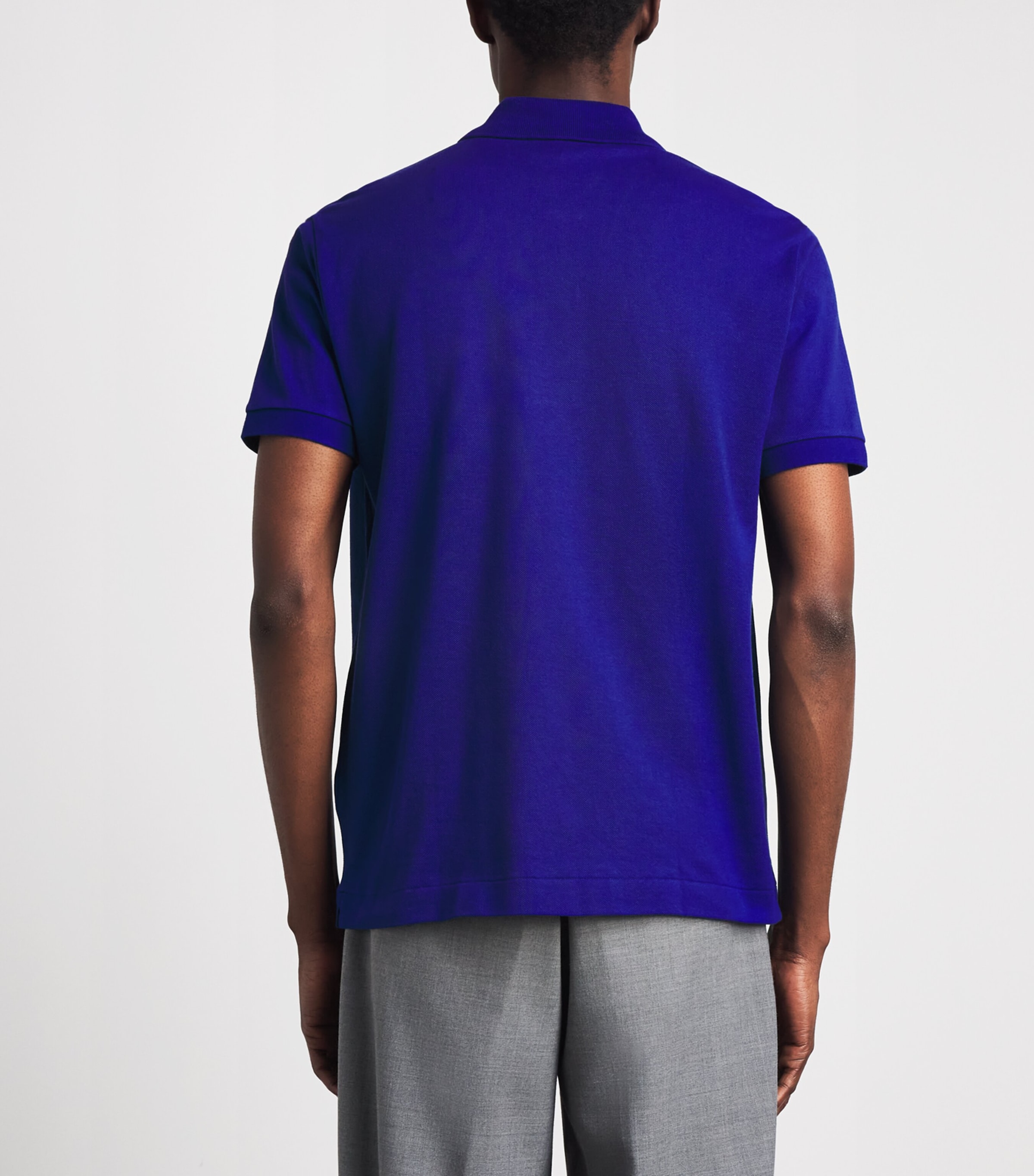 Lacoste Mens Cotton Original Polo Shirt Bleu Bdm Image 5