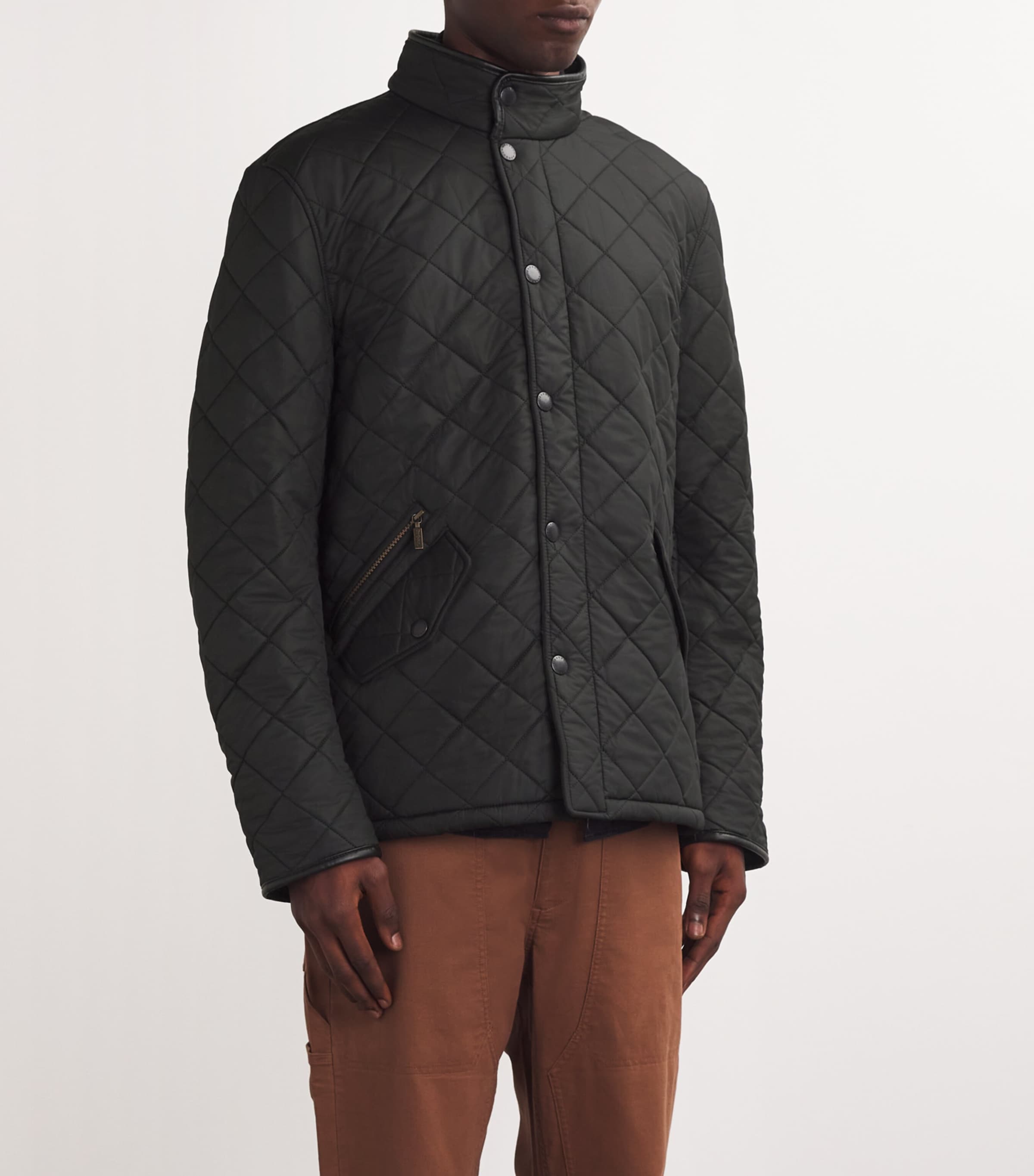 Quilted Powell Jacket BLACK Image 3