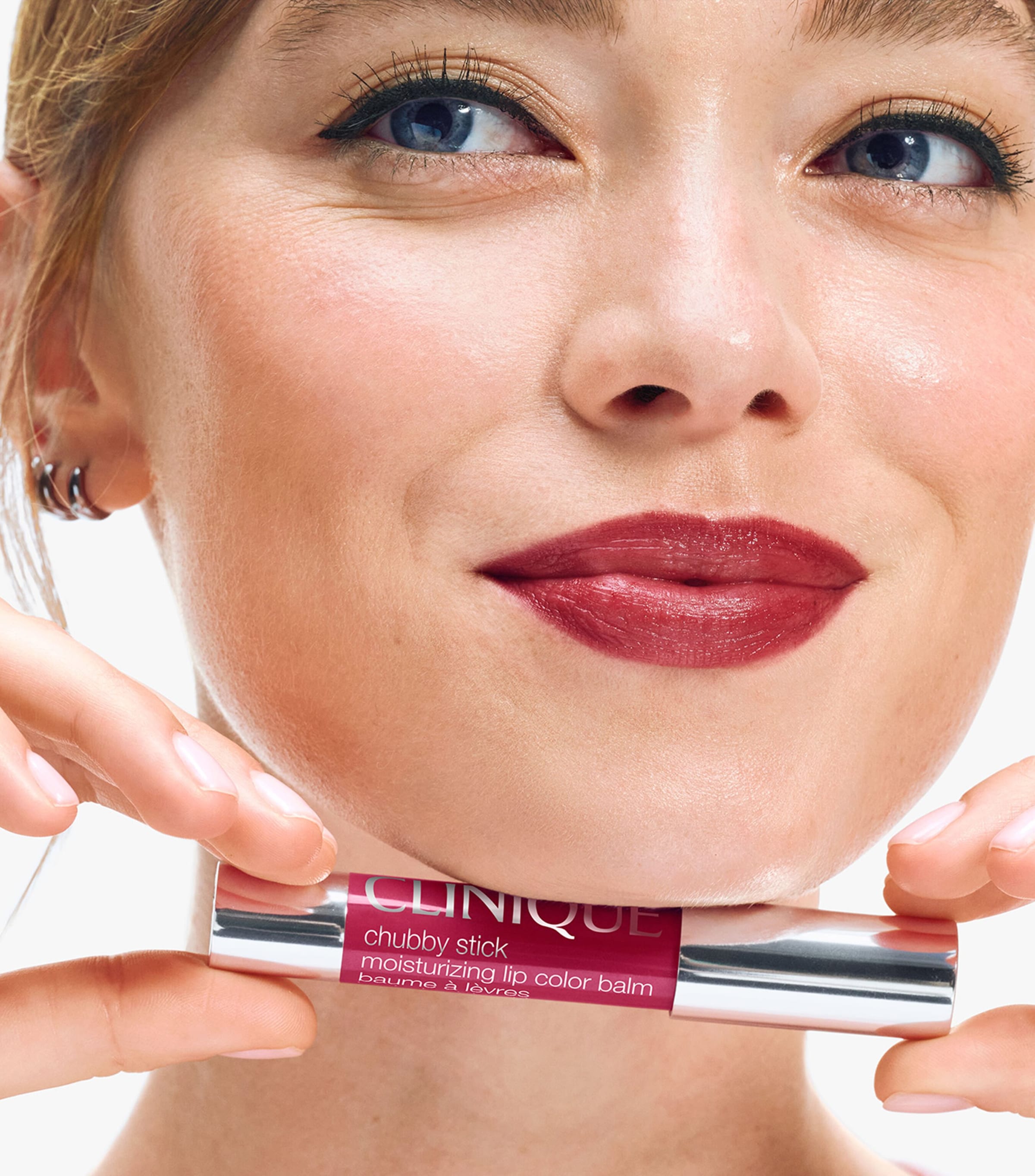 Clinique Chubby Stick Moisturising Lip Colour Balm Super Strawberry Image 3
