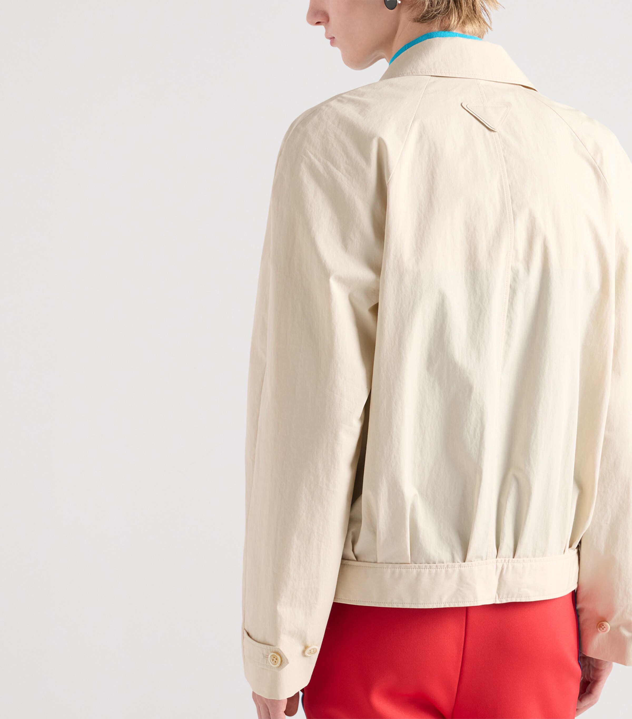 Cotton Belted Jacket F0K74 Image 6