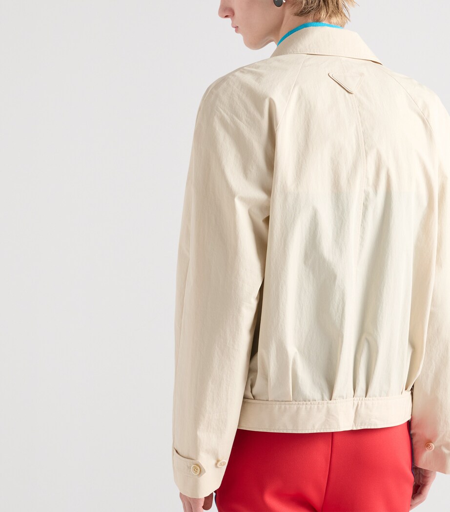 Cotton Belted Jacket F0K74 Image 6