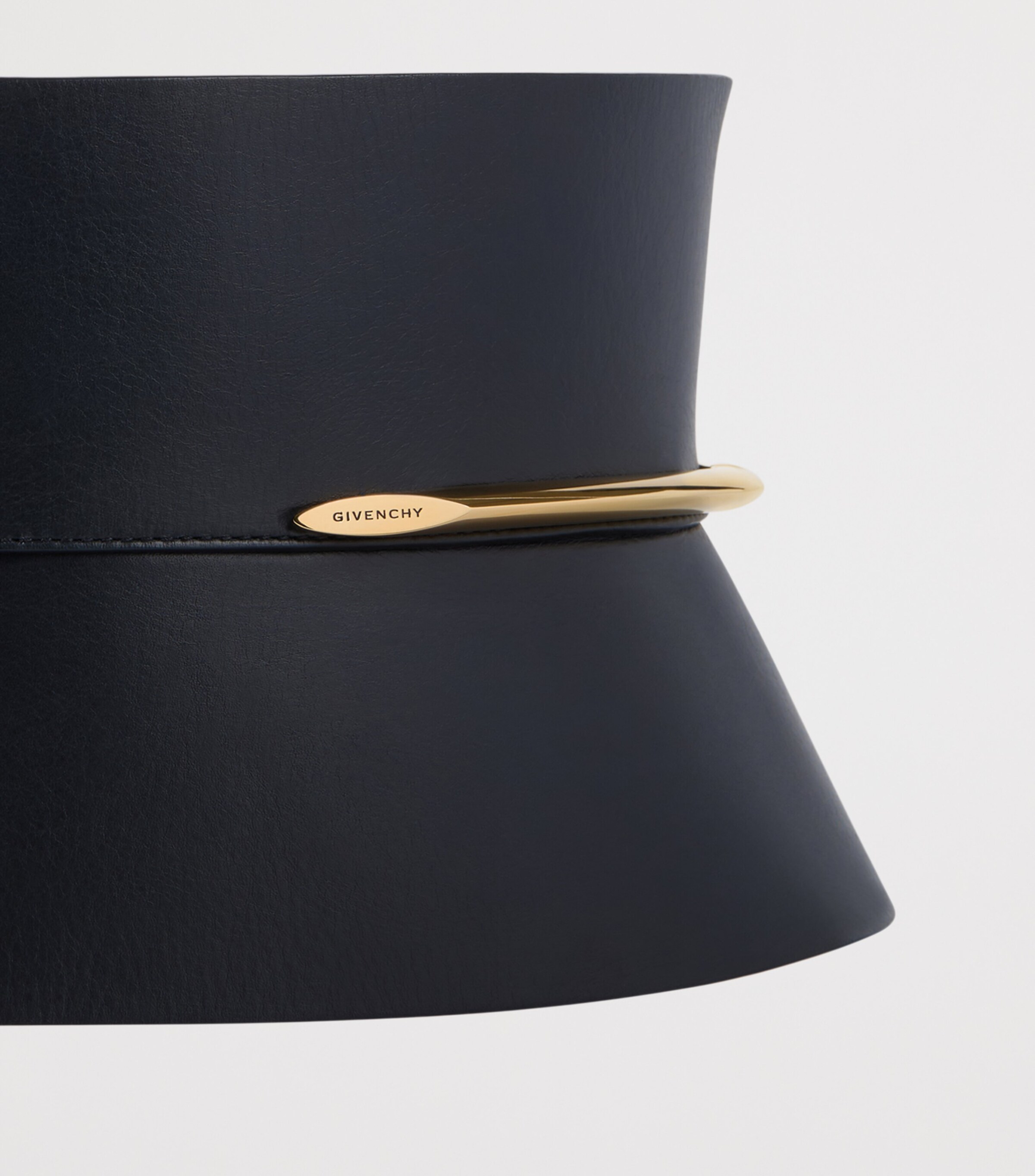 Leather Corset Belt BLACK Image 2