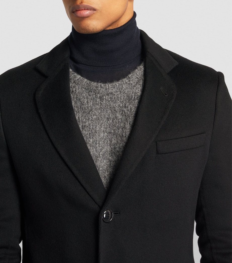 Cashmere Single-Breasted Coat UC99 Image 6