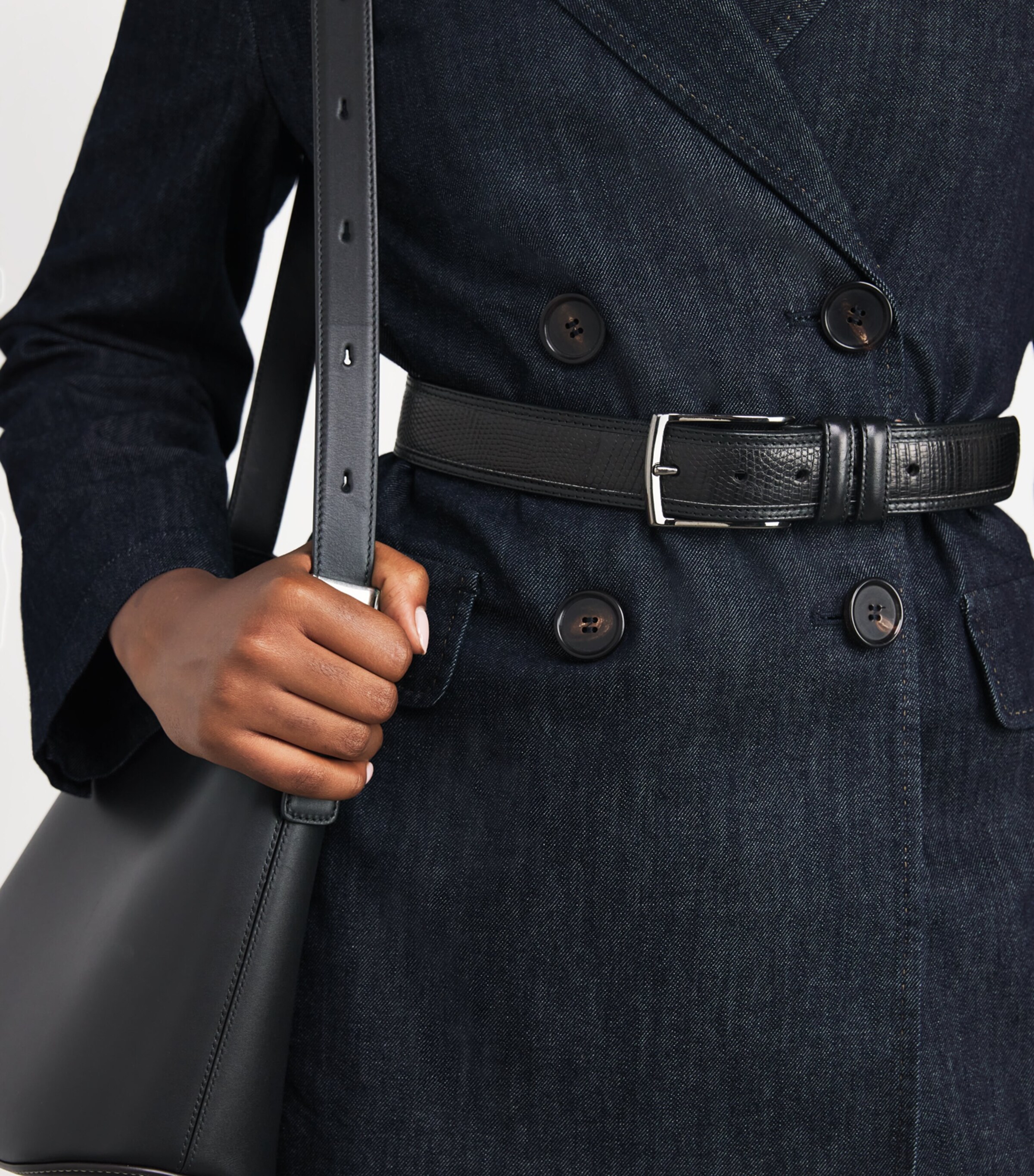 Denim Single-Breasted Blazer ULTRAMARINE Image 6