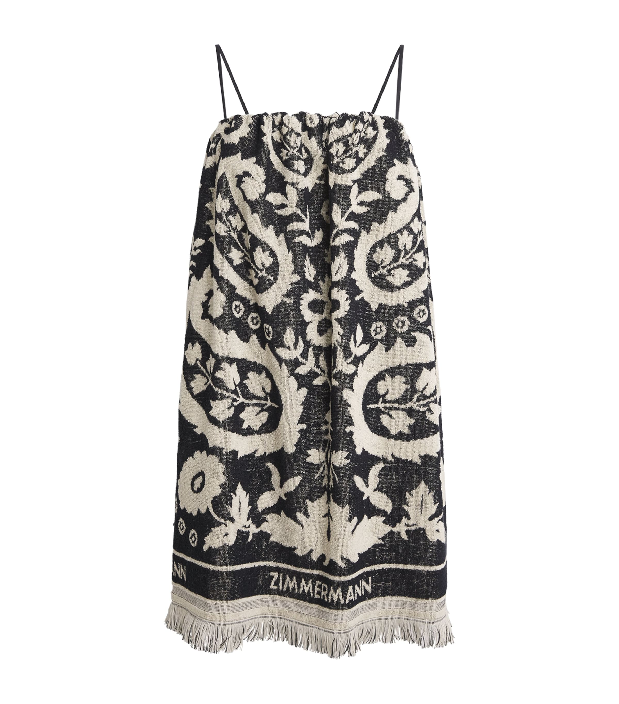 Zimmermann Cotton Towelling Coco Mini Dress
