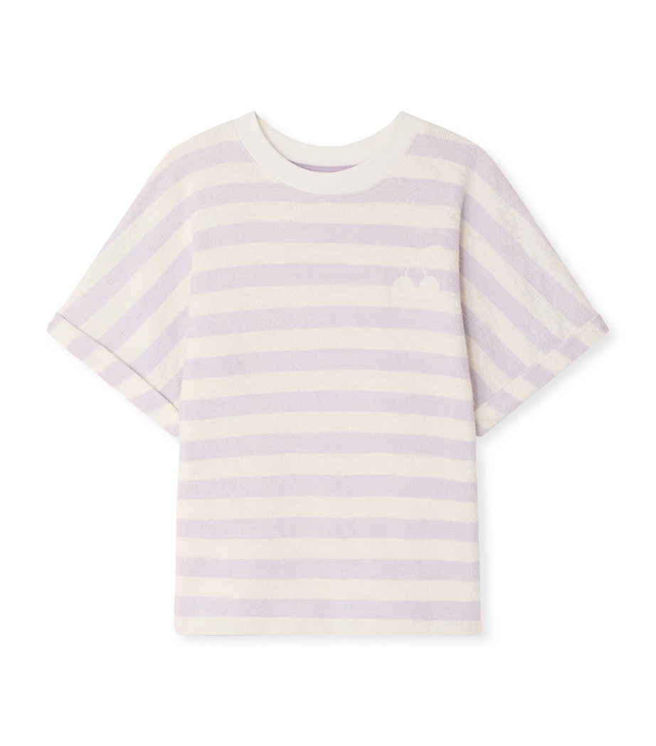 Bonpoint Cotton Farah T-Shirt (4-8 Years) Ra Lilas Image 1
