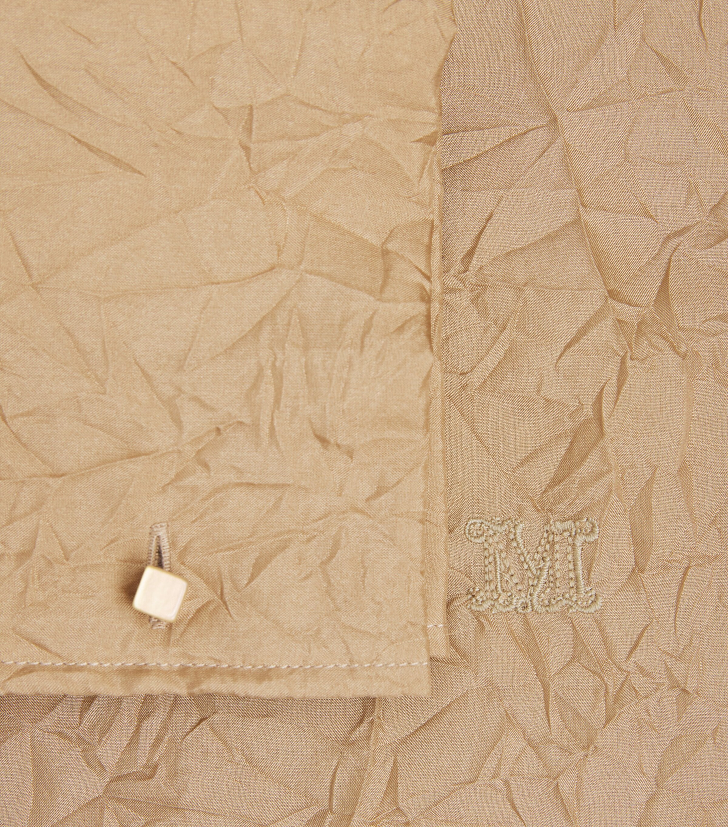 Silk Crinkled Shirt SAND Image 5