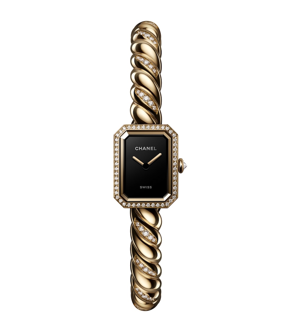 Yellow Gold and Diamond Première Galon Watch 19.7mm