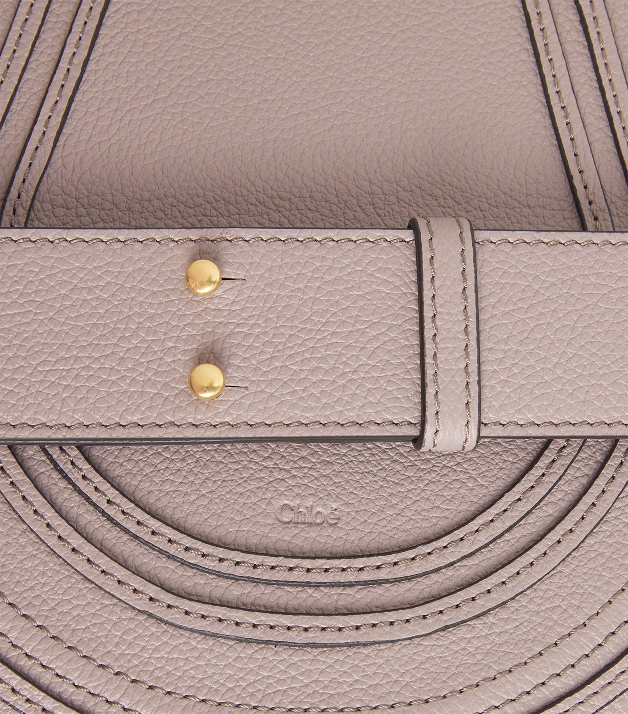 Leather Marcie Saddle Bag TWILIGHT PURPLE Image 6