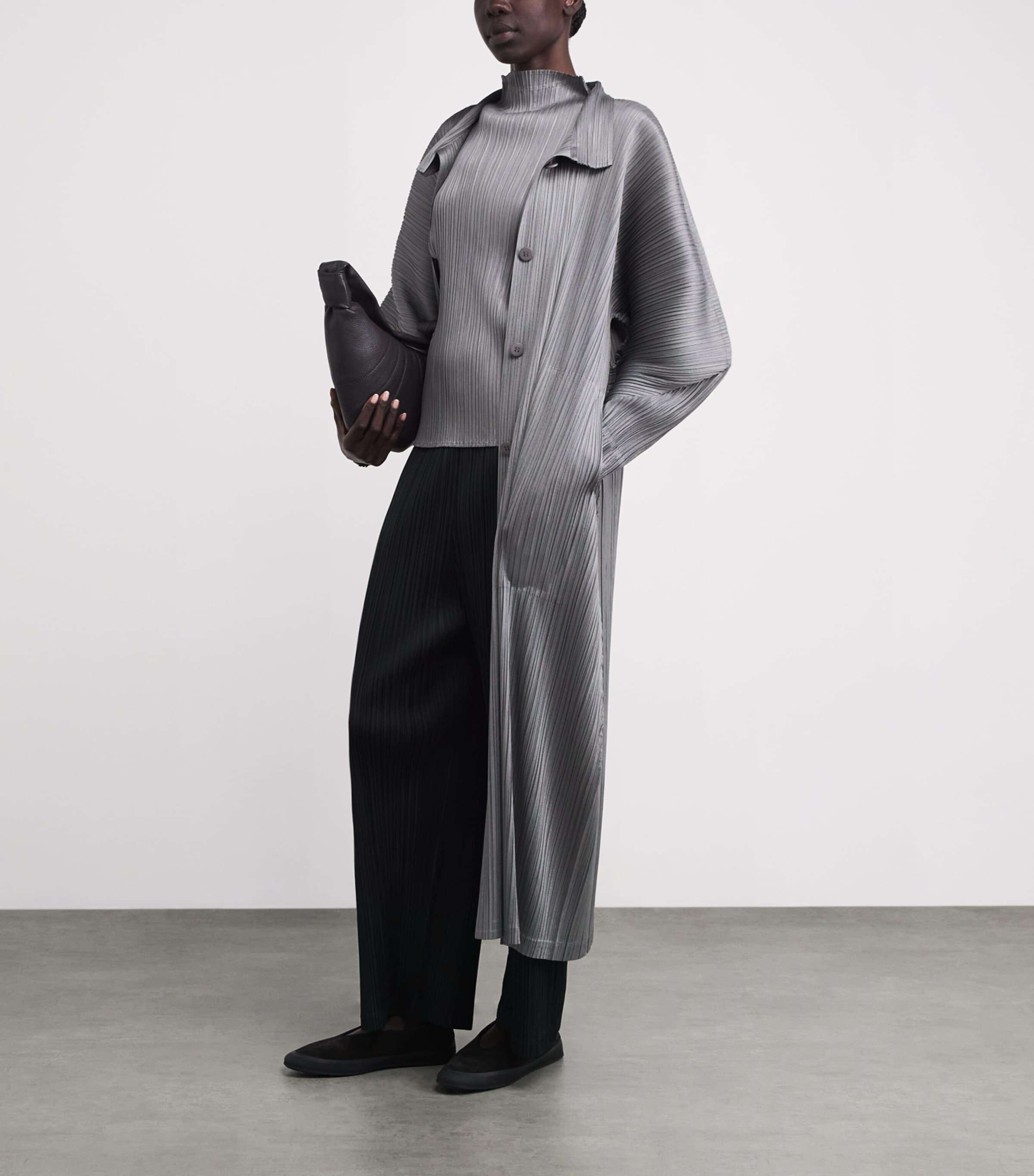 Skyline A-Line Coat GREY Image 2