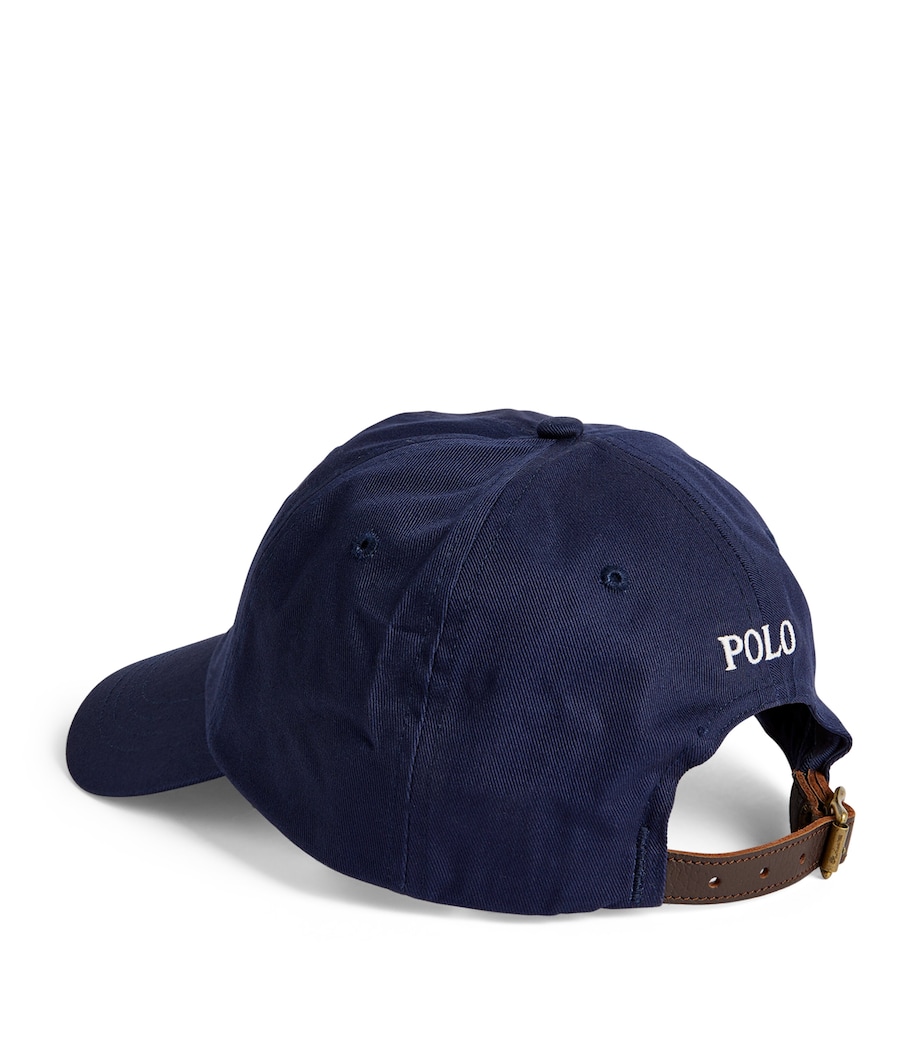 Cotton Polo Pony Baseball Cap NEWPORT NAVY Image 2