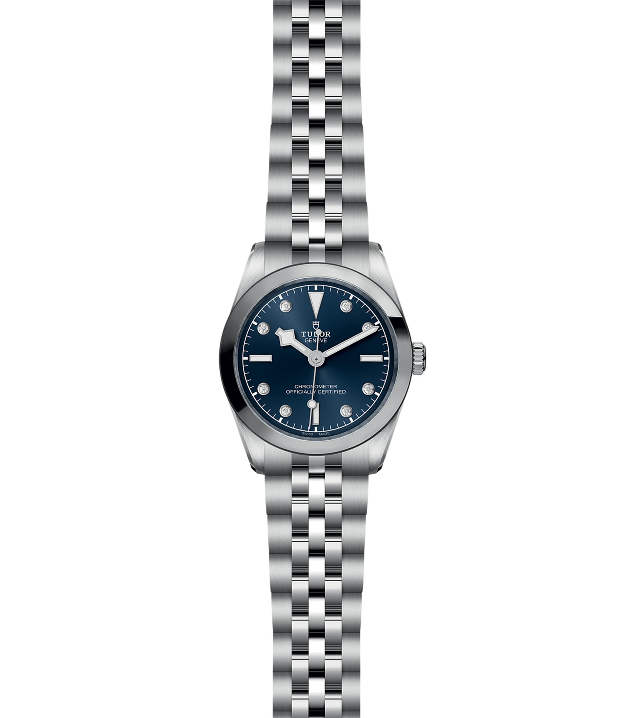 TUDOR Black Bay One Stainless Steel and Diamond Watch 31mm Blue Image 4