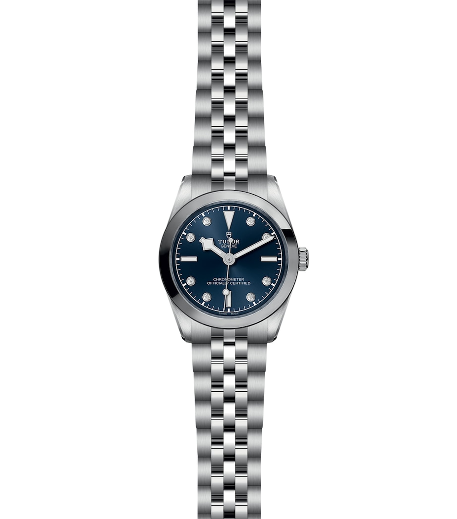 TUDOR Black Bay One Stainless Steel and Diamond Watch 31mm Blue Image 4