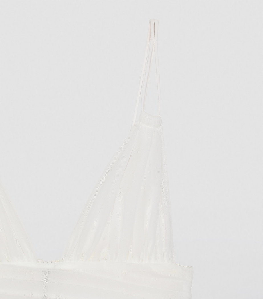 Ruched Midi Dress W0001-NATURAL WHITE Image 8