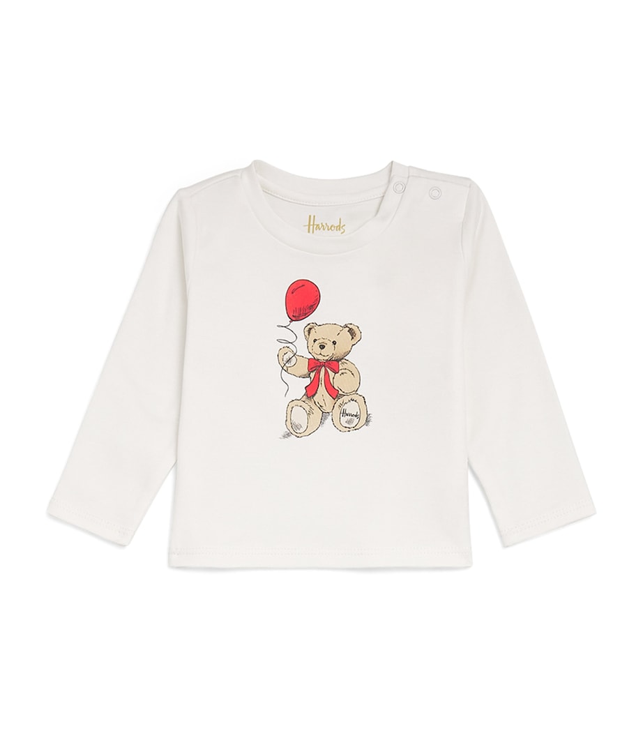 Harrods Henry Bear Vest Ivory Image 1