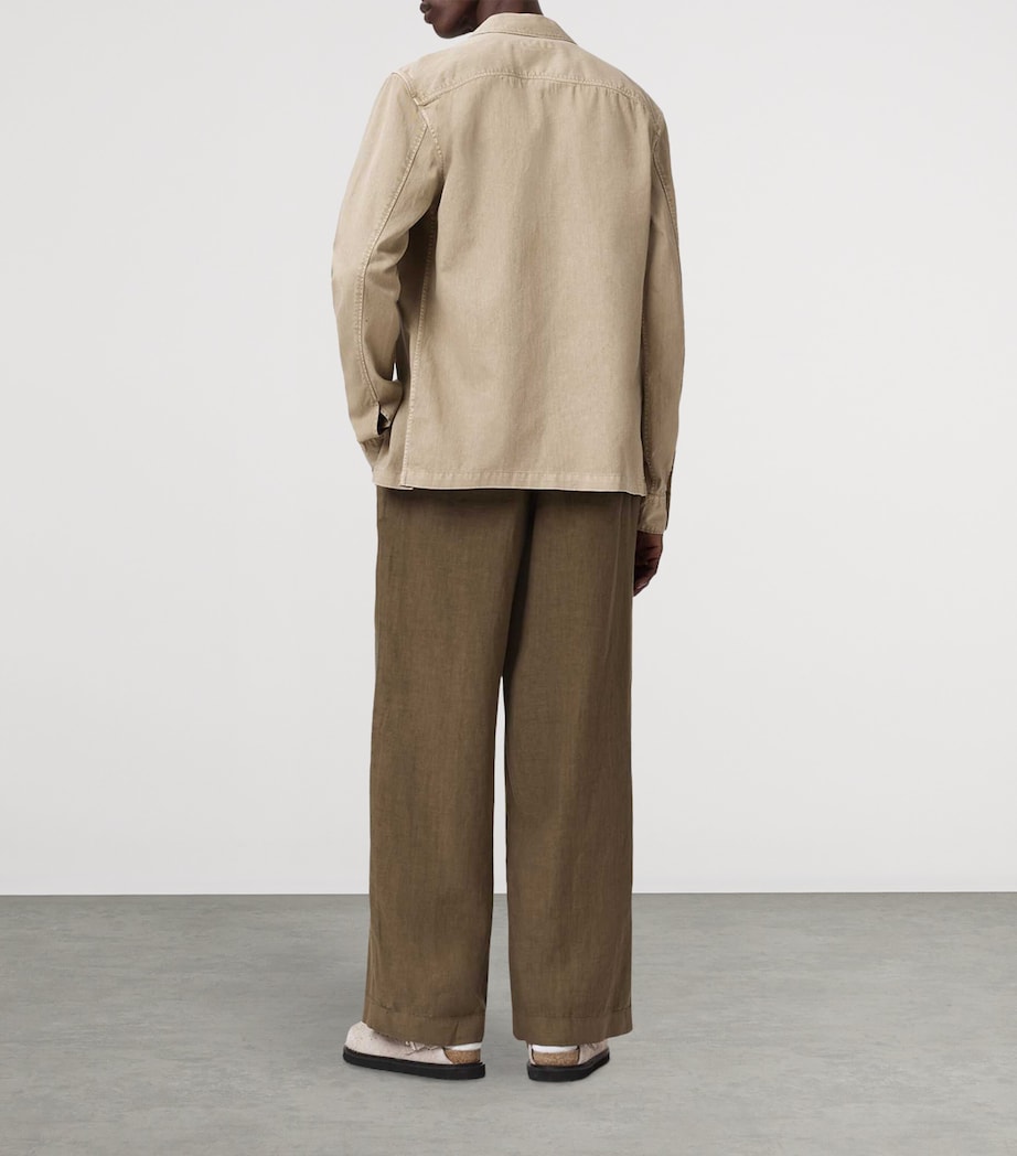 Sharp Straight Trousers TRAVERSE BROWN Image 7