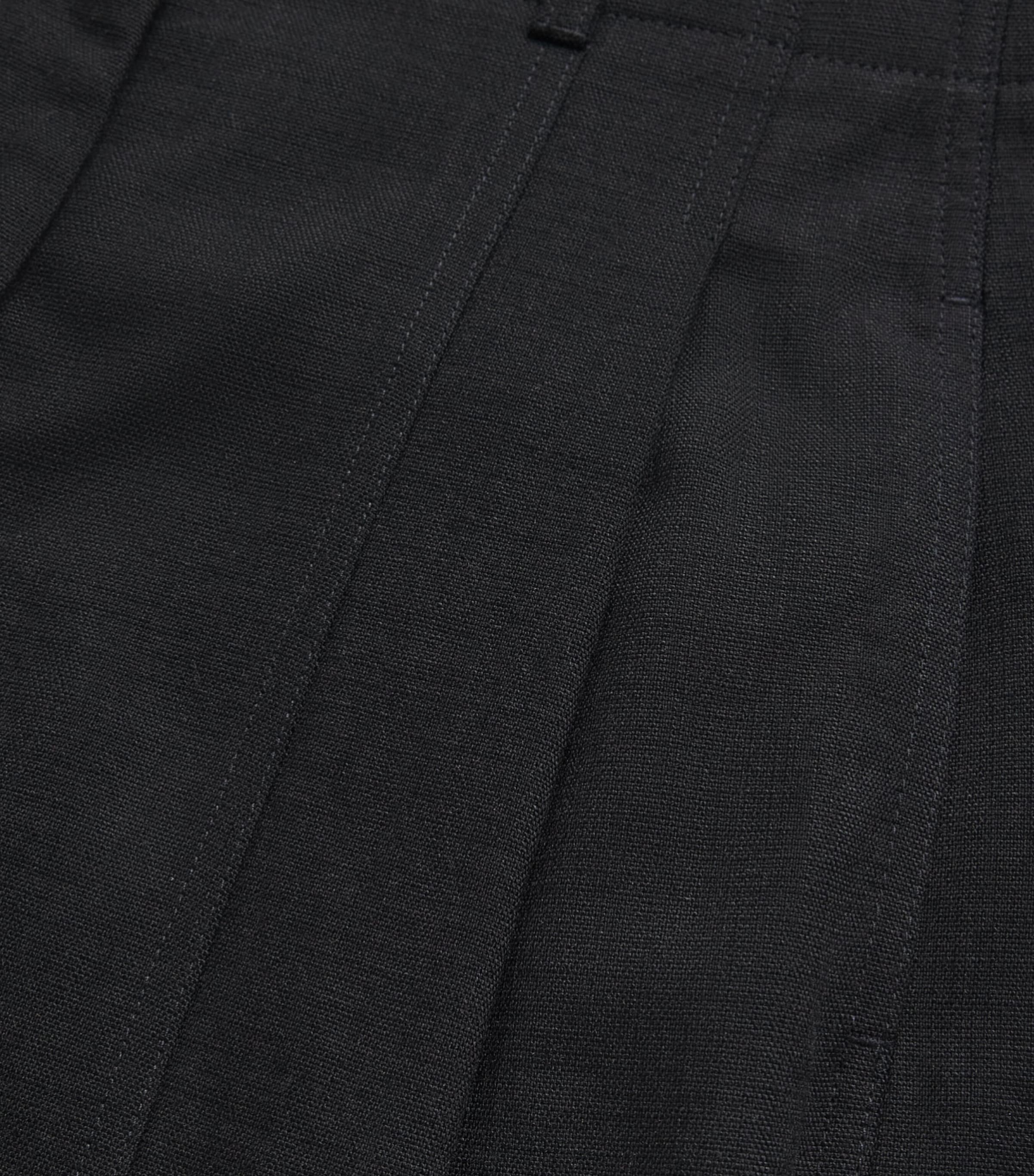 ME+EM Womens Pleated Barrel Trousers Black Image 6