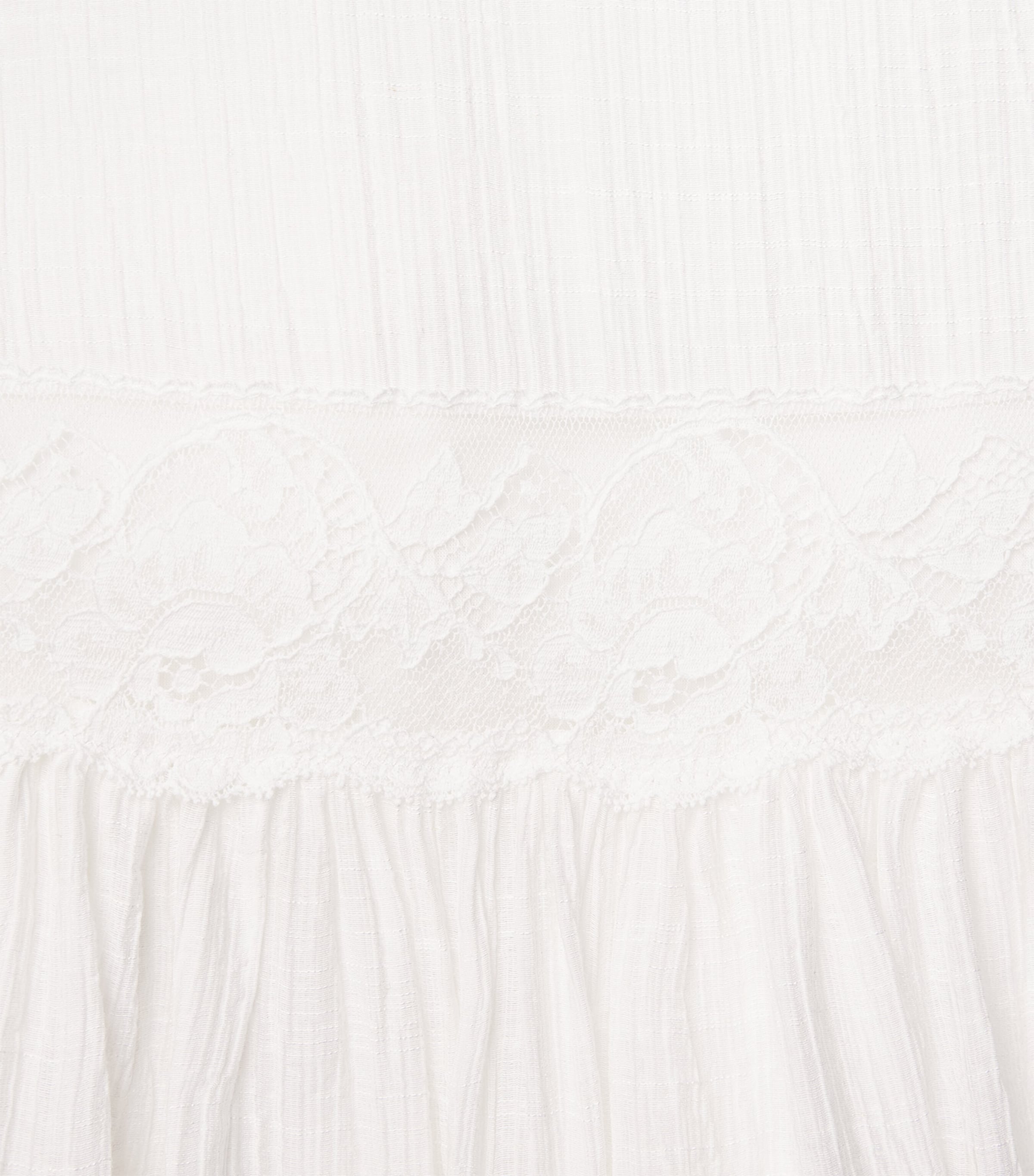 Sandro Paris Womens Crepon Maxi Dress White Image 6