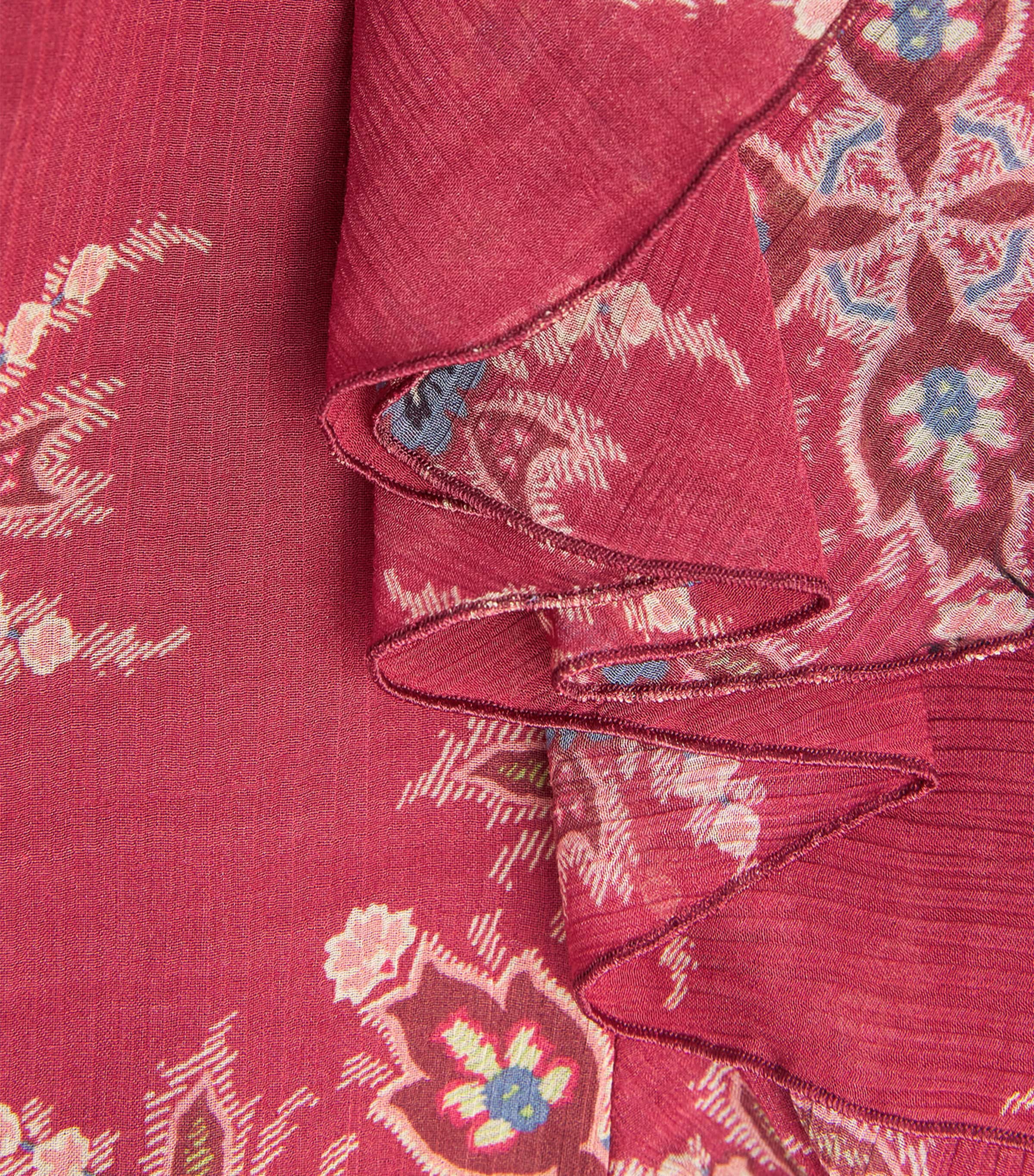 Ruffled Maxi Skirt X0868 Image 5