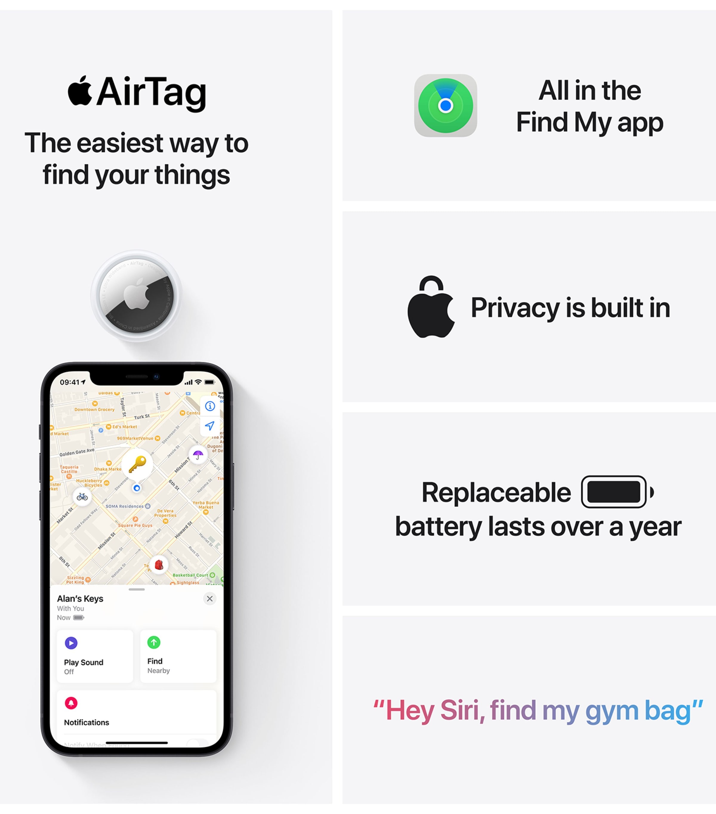 AirTag (Pack of 4) WHITE Image 7